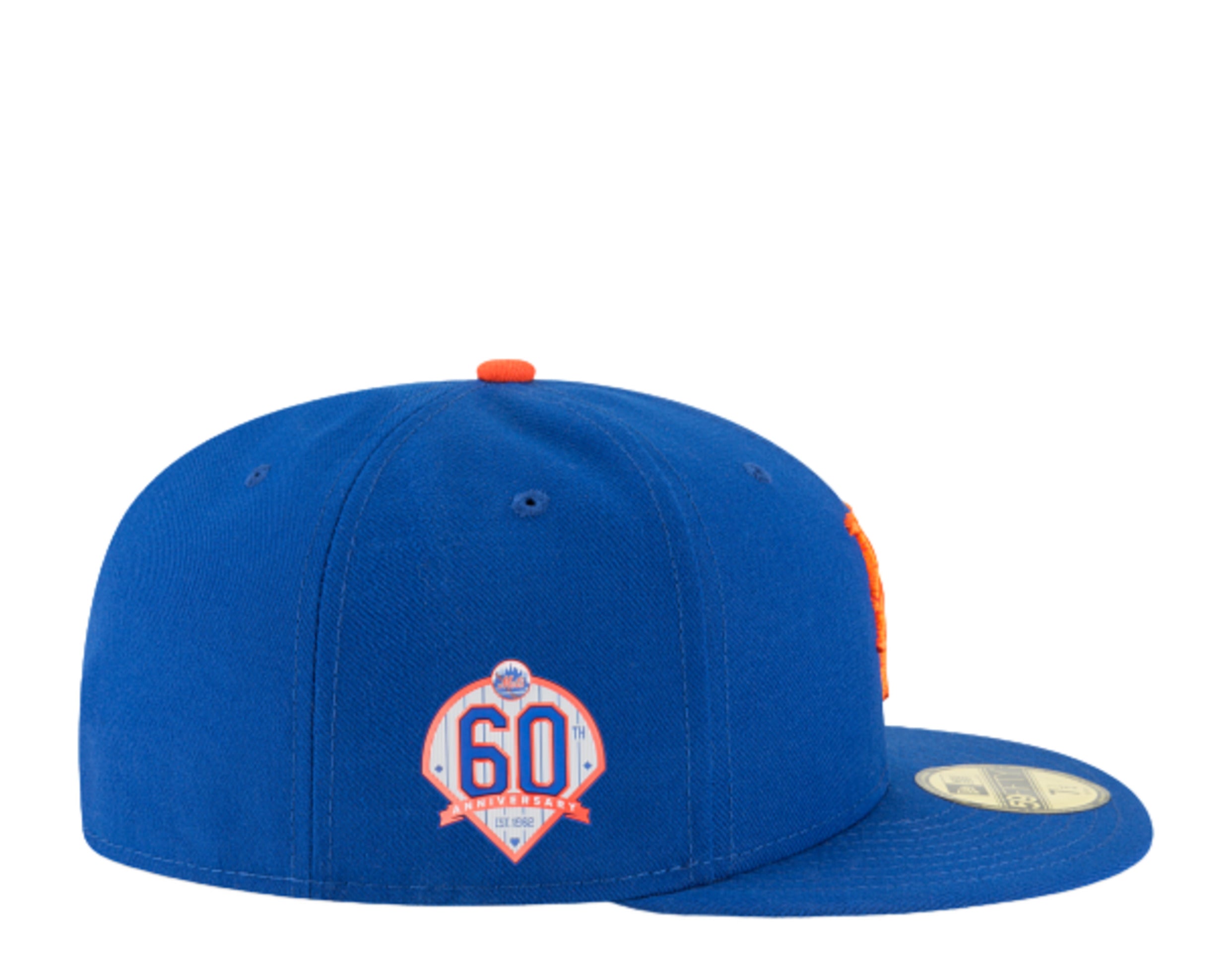 New Era New York Mets 60th Anniversary Classic Black Edition 59Fifty Fitted  Hat, EXCLUSIVE HATS, CAPS