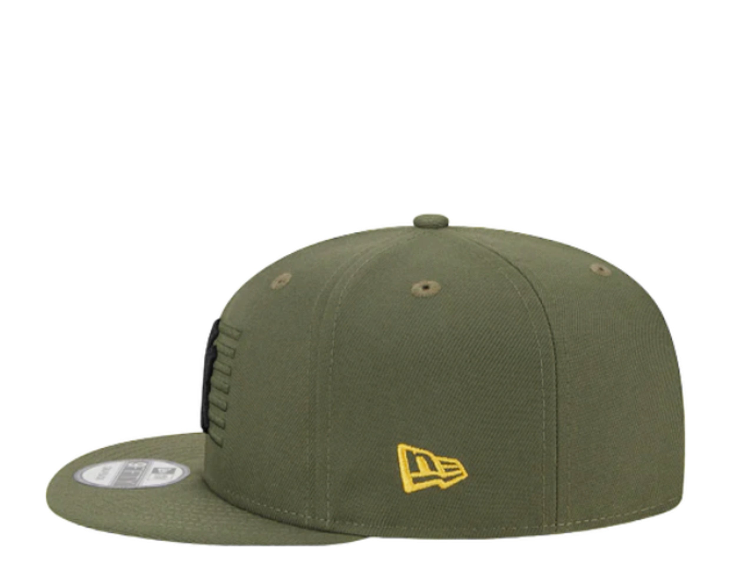 Boston Red Sox New Era Army Patch 9FIFTY Adjustable Hat - Green