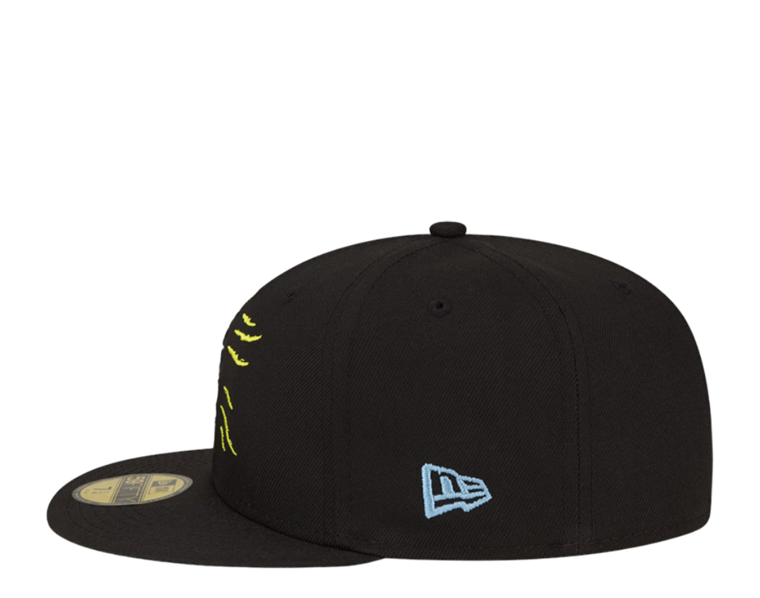 New Era 59FIFTY Puerto Rico World Baseball Classic Black Gold Fitted Hat Black Metallic Gold