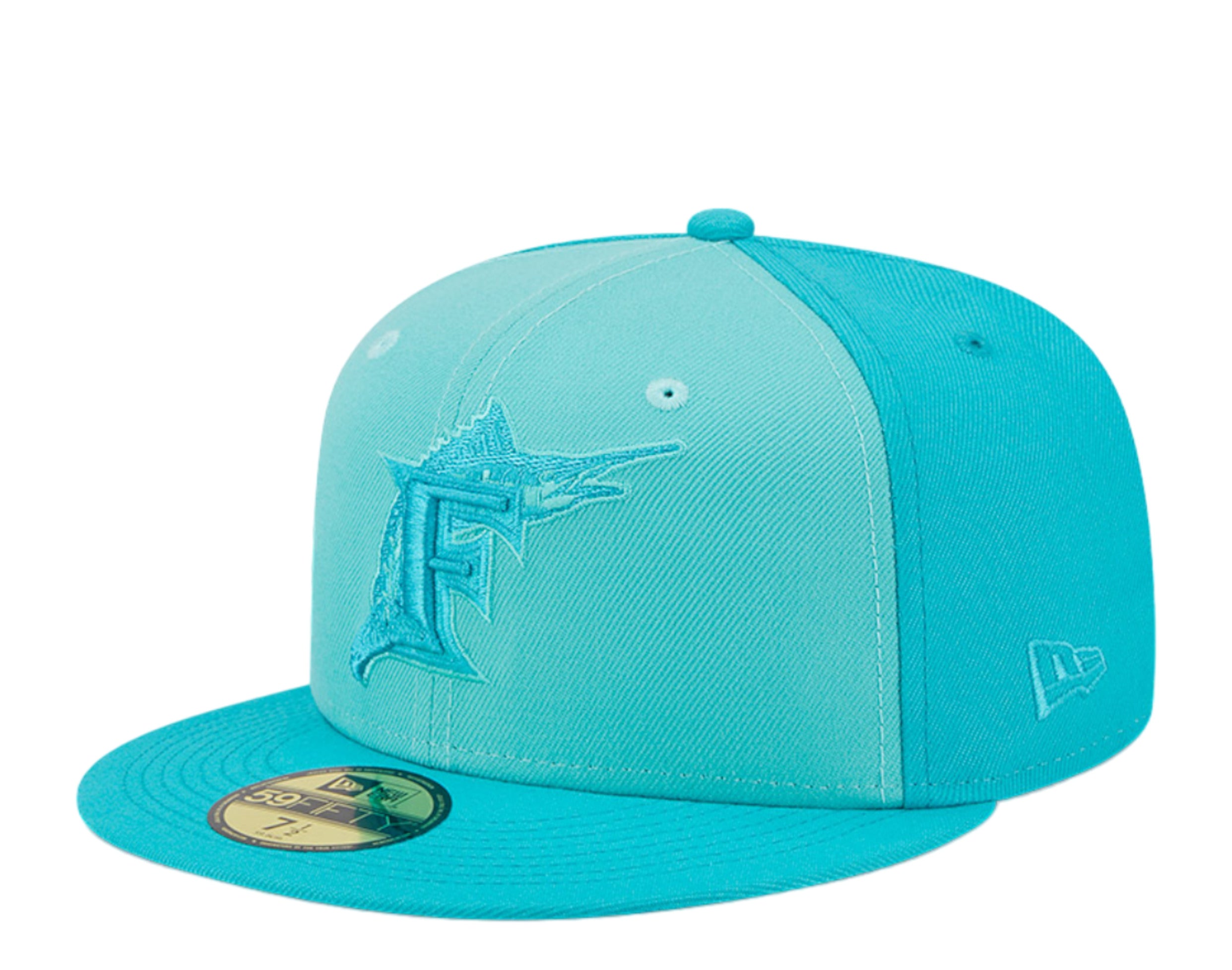 New Era 59Fifty MLB Miami Marlins Tri-Tone Team Fitted Hat