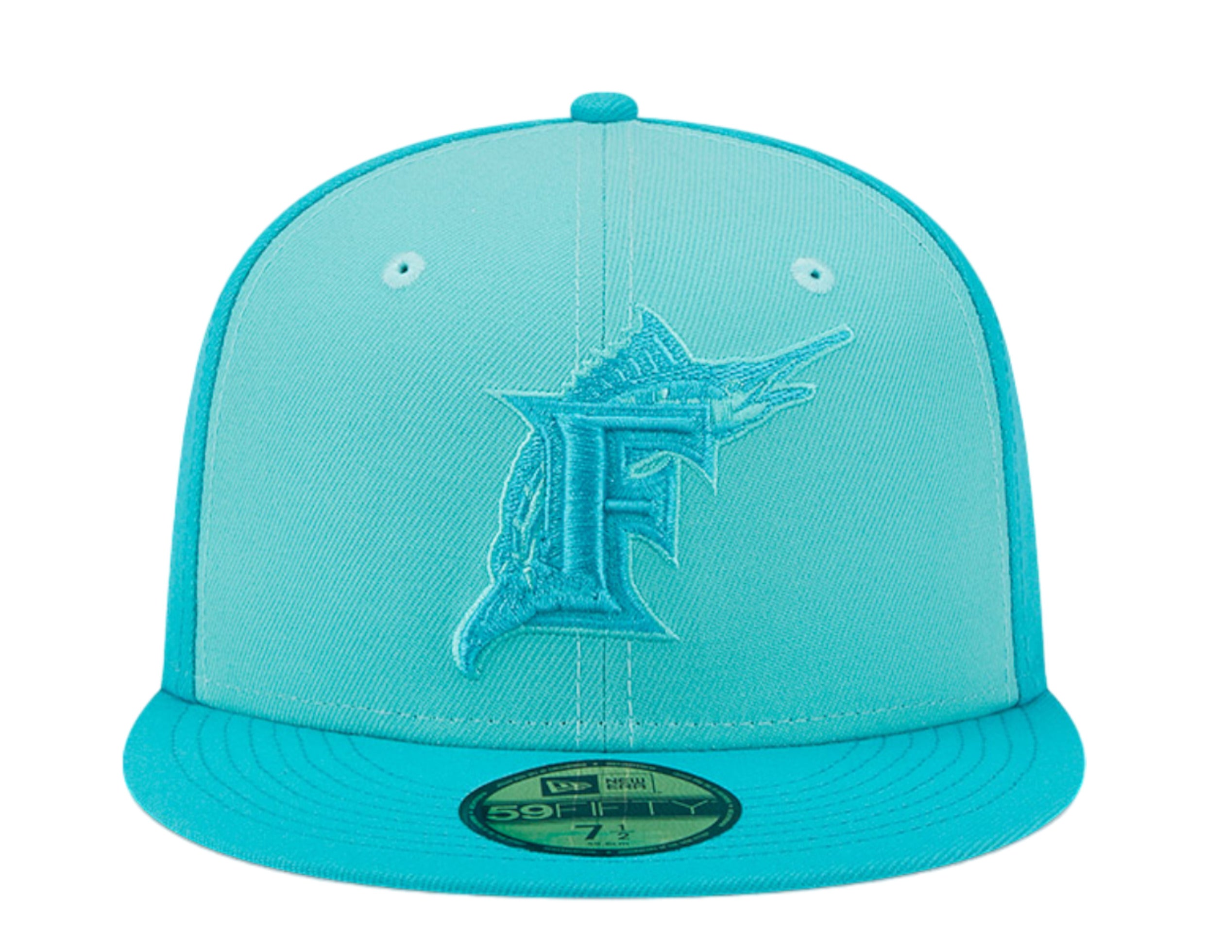 New Era 59Fifty MLB Miami Marlins Tri-Tone Team Fitted Hat