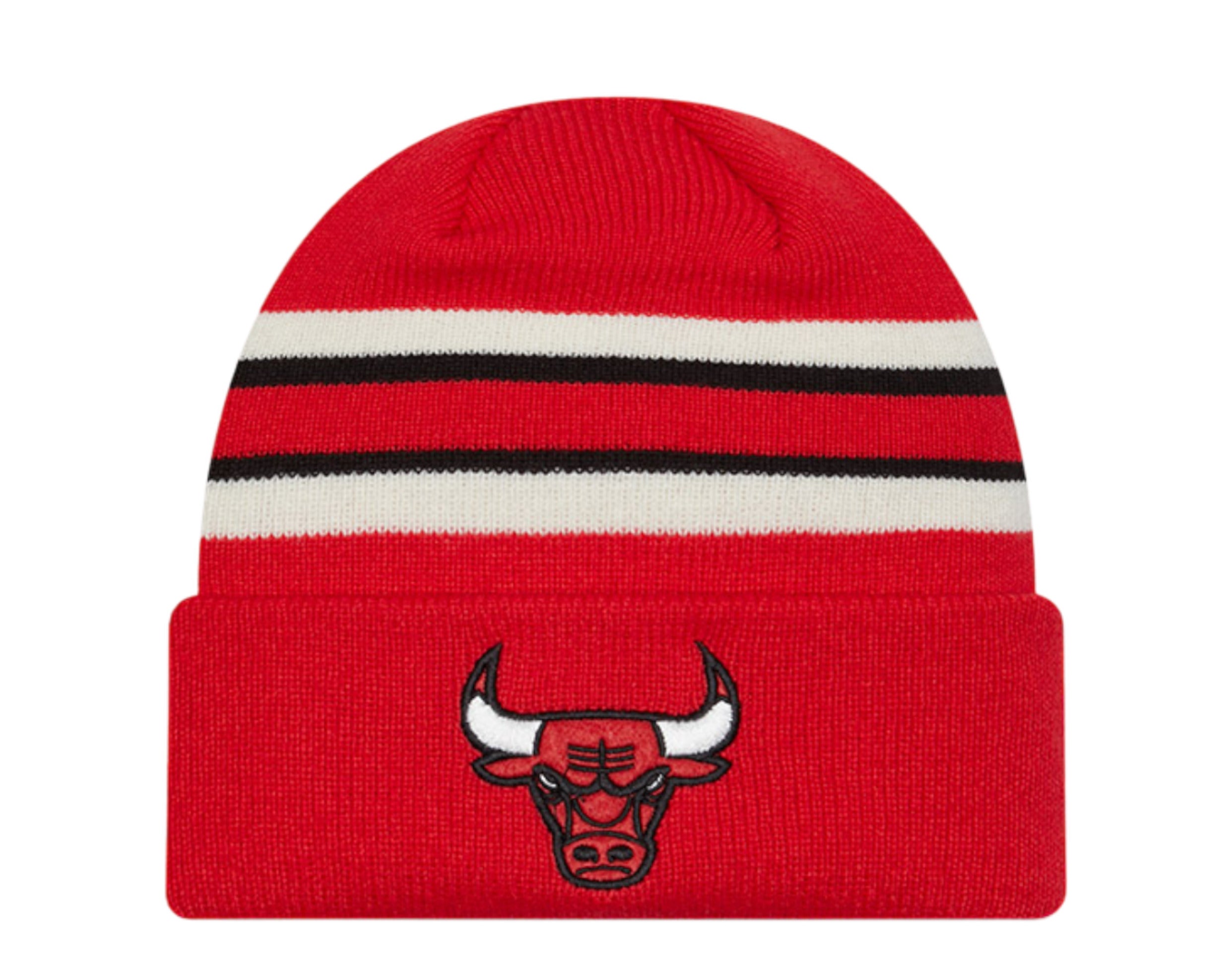 New Era Retro Cuff Knit Chicago Bulls Beanie