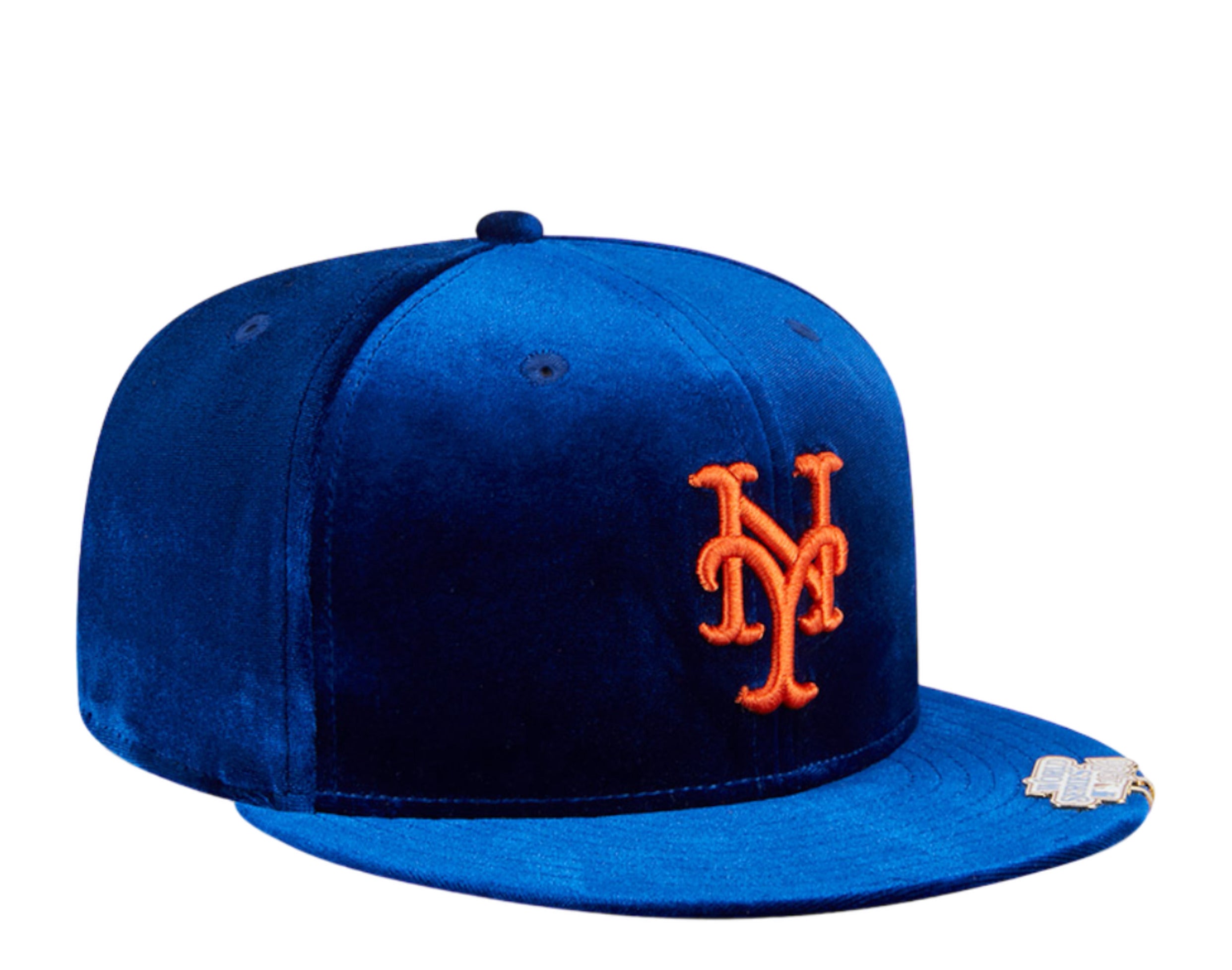 New Era 59Fifty MLB New York Mets Velvet Visor Clip Fitted Hat