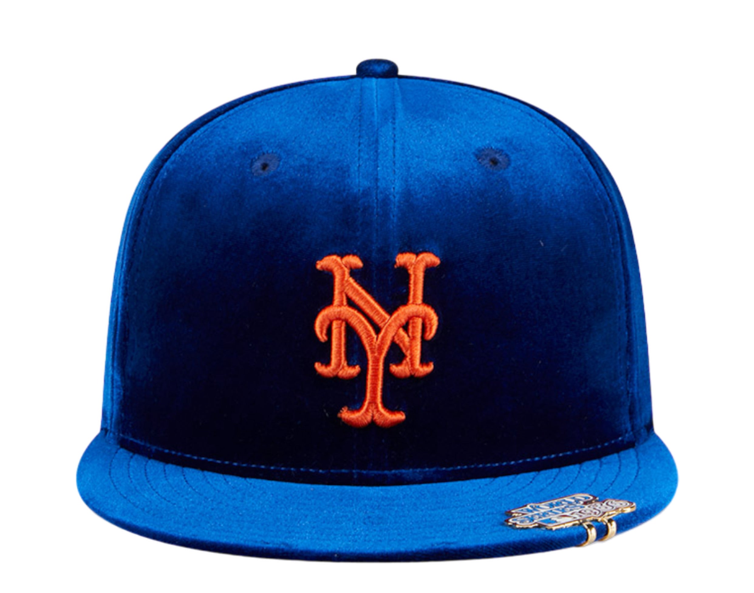 New Era 59Fifty MLB New York Mets Velvet Visor Clip Fitted Hat