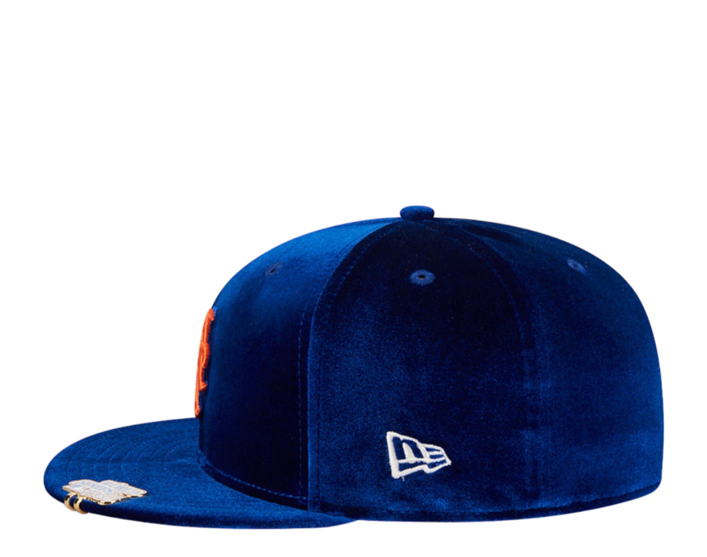 New Era 59Fifty MLB New York Mets Velvet Visor Clip Fitted Hat