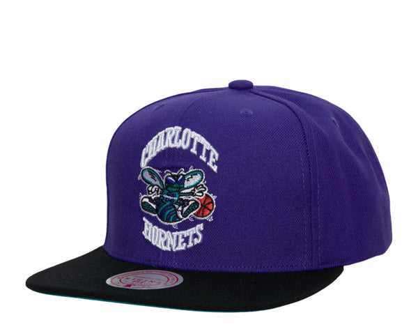 Mitchell & Ness Charlotte Hornets Team Vibes Snapback Hat | HHSS5151-CHOYYPPPBLCK