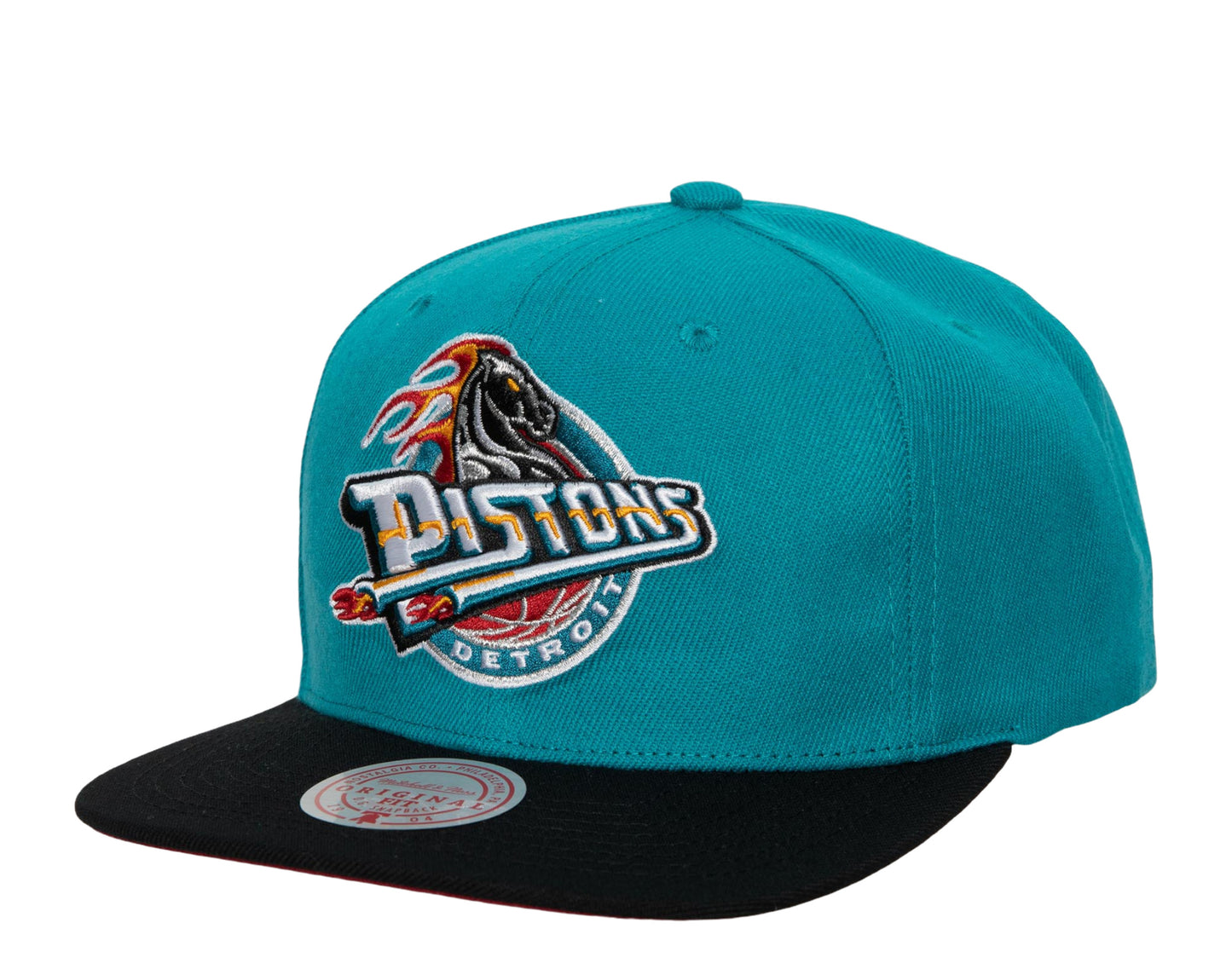 Detroit Pistons Mitchell & Ness NBA Core Snapback Hat