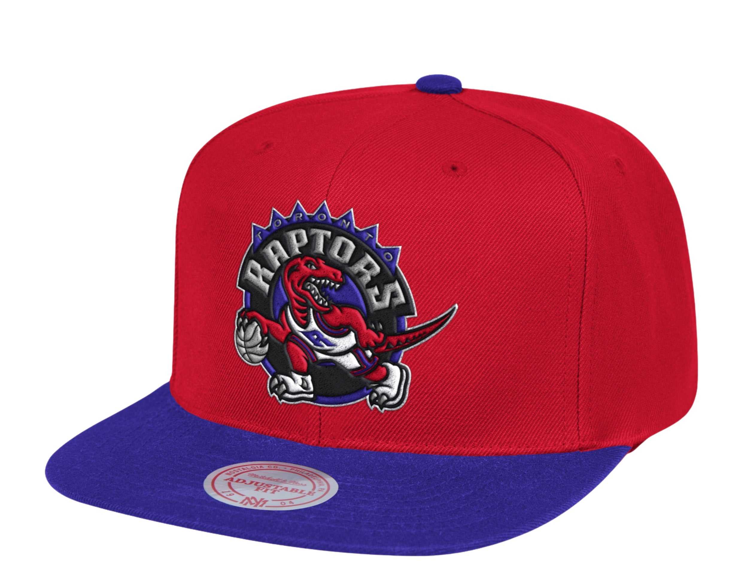 Mitchell & Ness NBA Toronto Raptors HWC Wool 2 Tone Snapback Hat