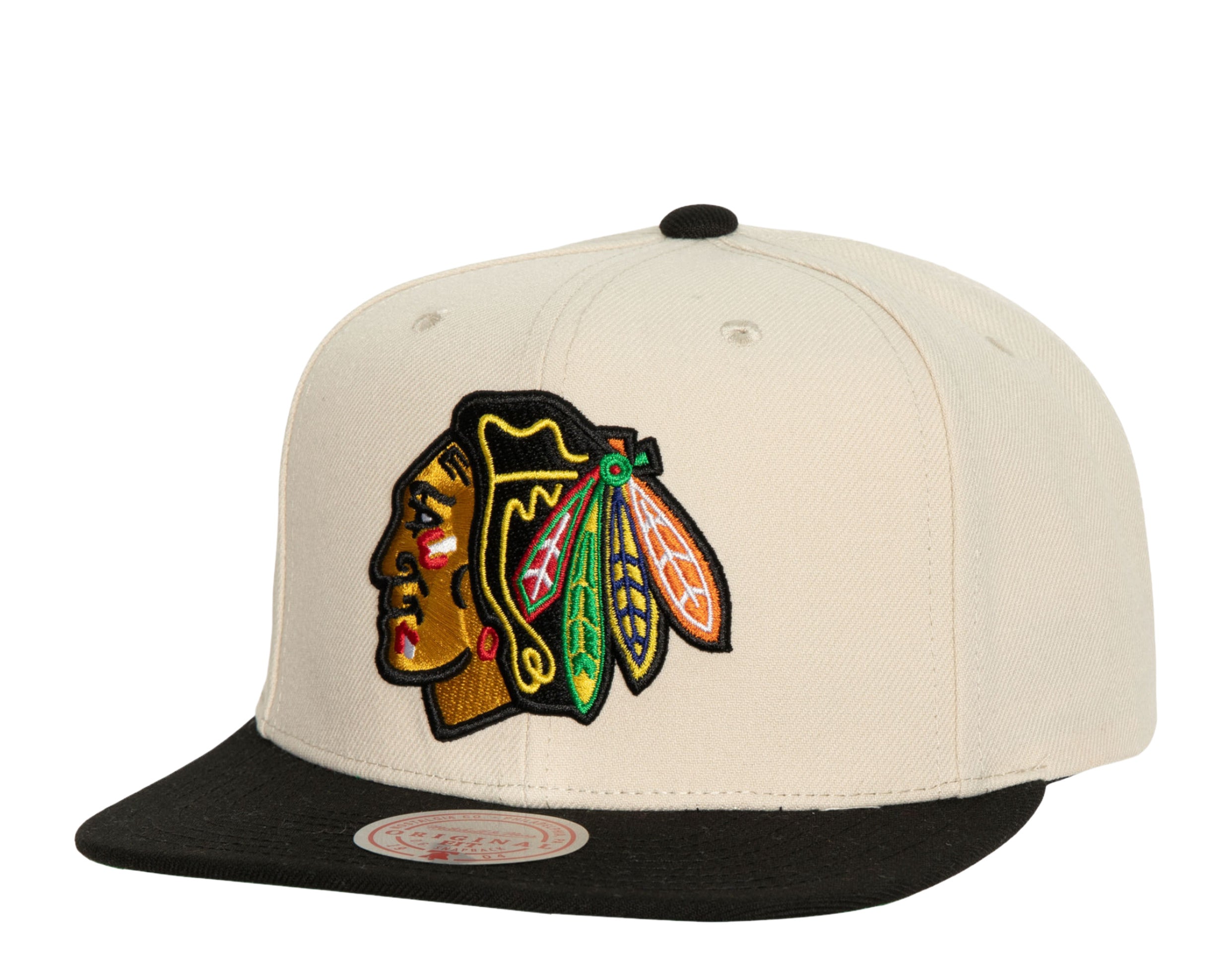 Mitchell & Ness NHL Chicago Blackhawks Vintage Cream Snapback Hat