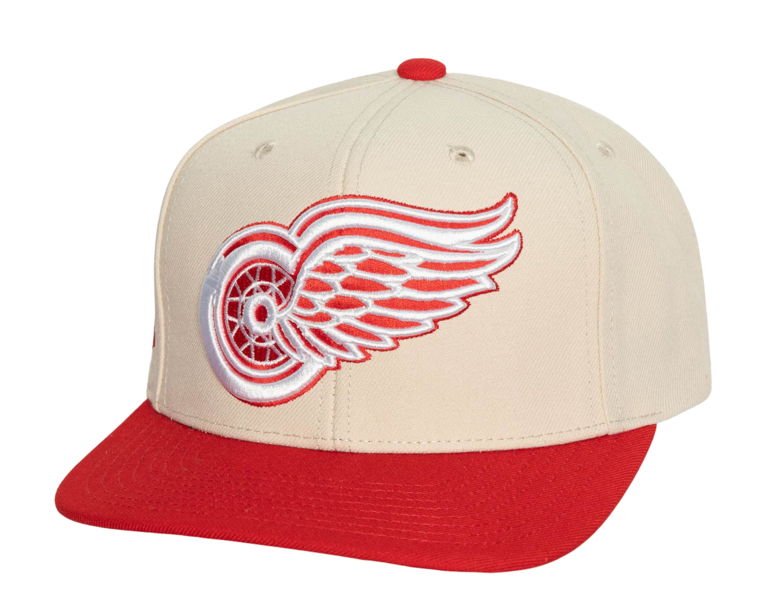 Mitchell & Ness NHL Detroit Red Wings Vintage Cream Snapback Hat