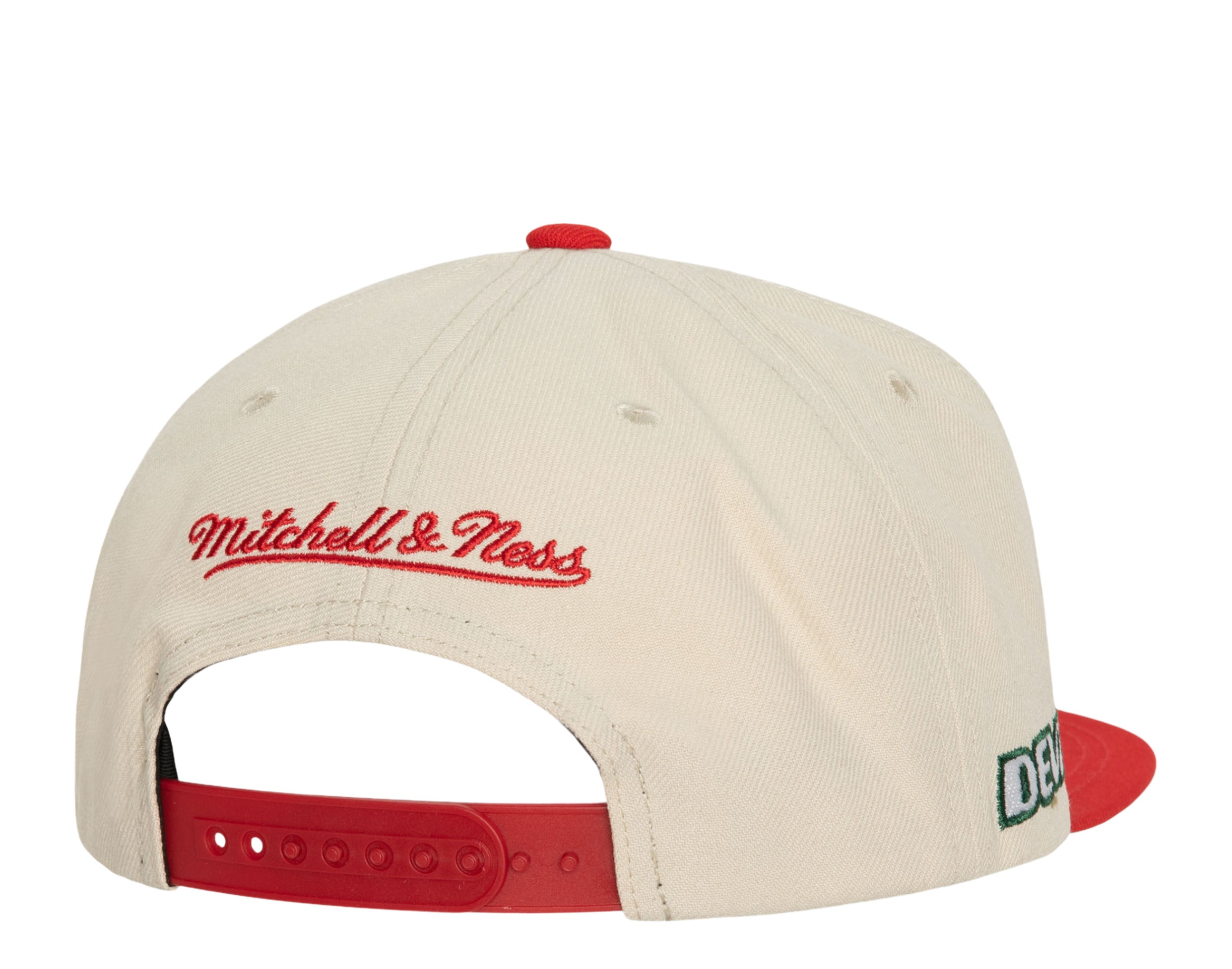 Mitchell & Ness NHL New Jersey Devils Vintage Cream Snapback Hat