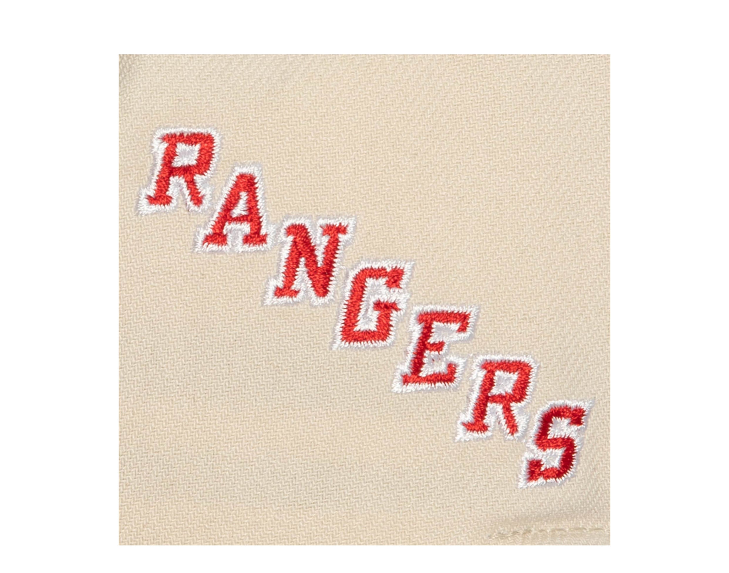 Mitchell & Ness NHL New York Rangers Vintage Cream Snapback Hat