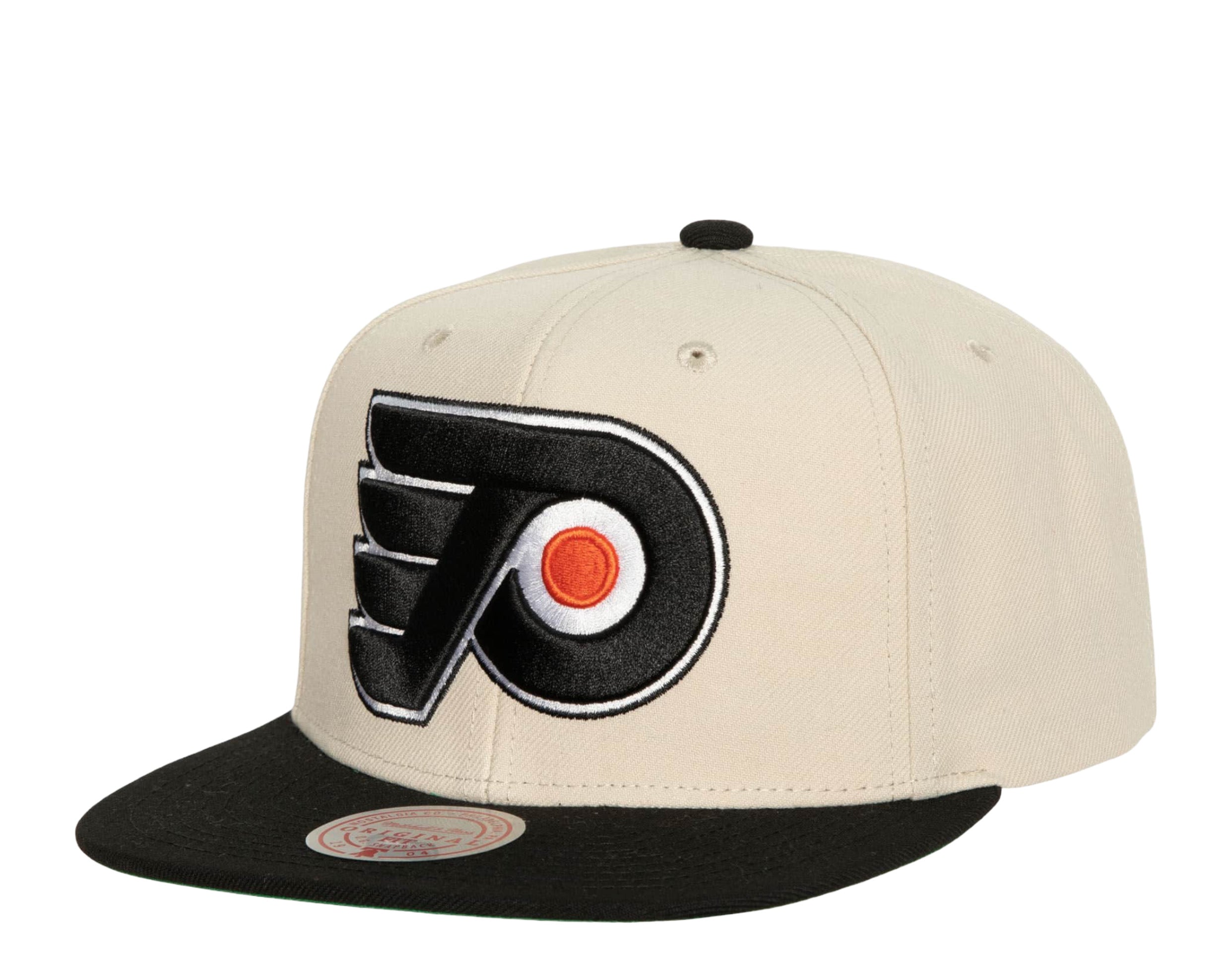 Mitchell & Ness NHL Philadelphia Flyers Vintage Cream Snapback Hat