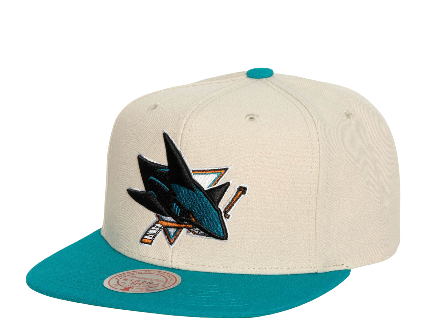 San Jose Sharks Mitchell & Ness In Your Face Deadstock Snapback