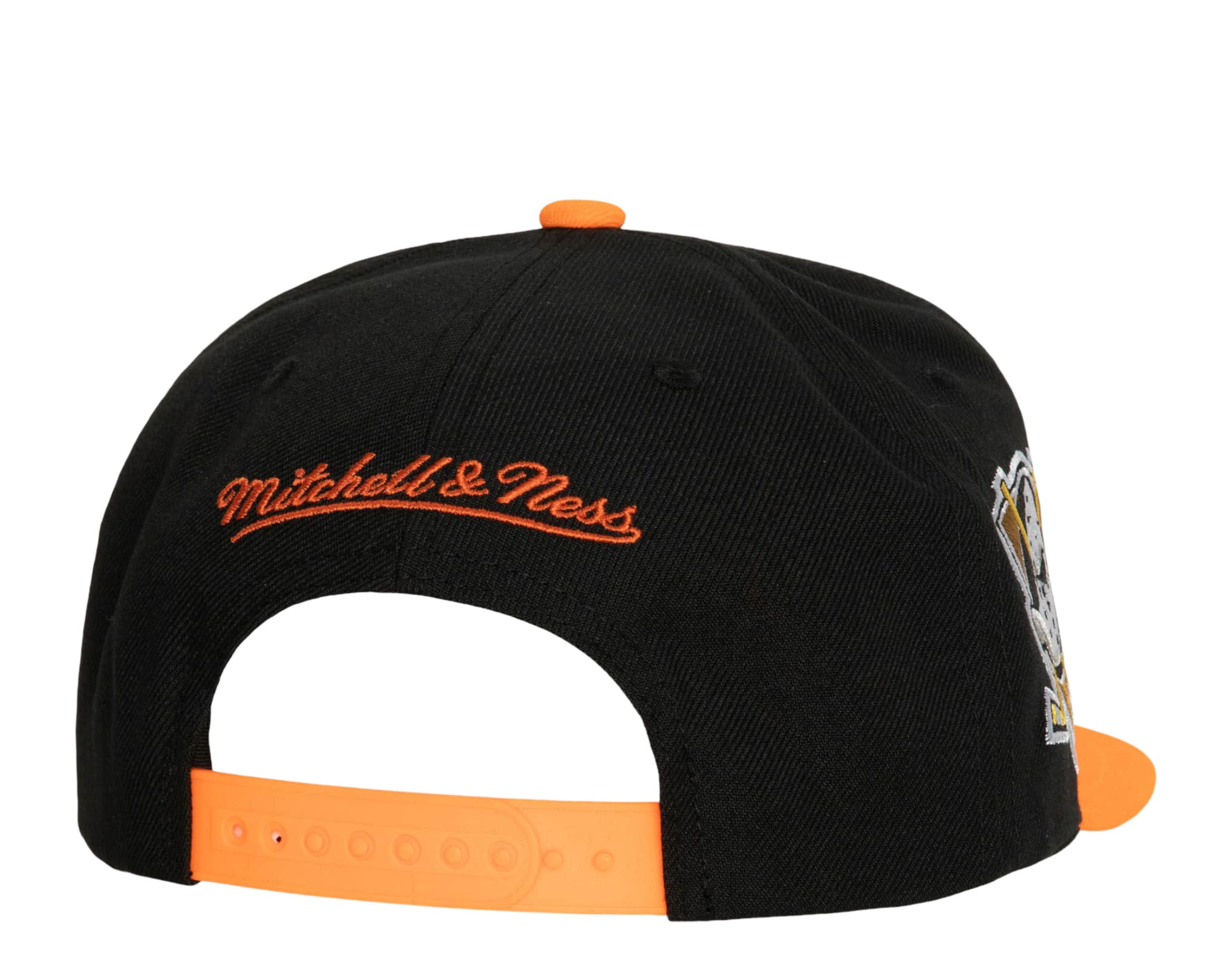 Mitchell & Ness Black St. Louis Blues Vintage Paintbrush Snapback Hat