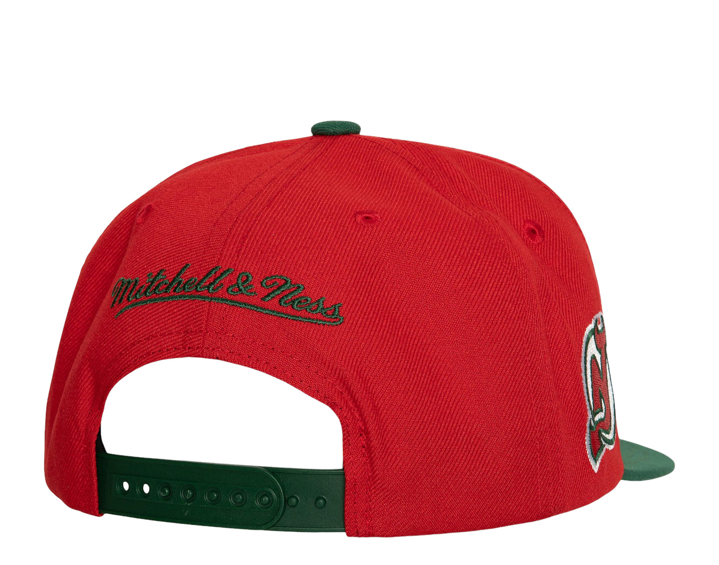 San Francisco 49ers Mitchell & Ness Vintage Script Snapback Hat - Red/Black