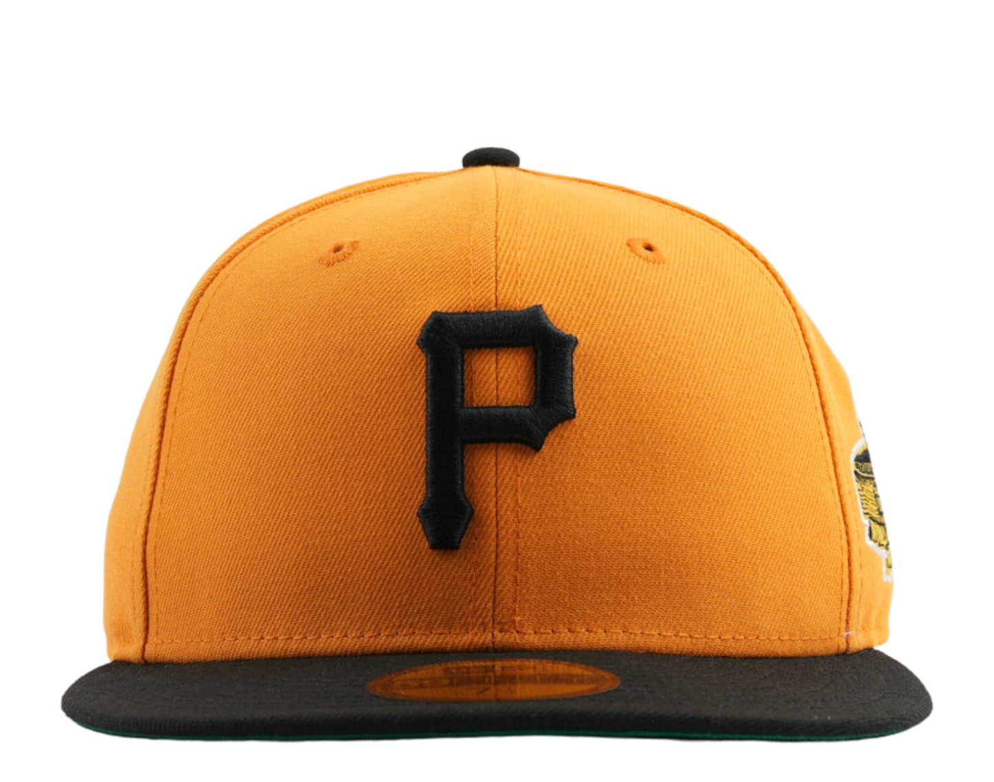 Pittsburgh Pirates New Era 1971 World Series Champions Pink Undervisor  59FIFTY Fitted Hat - Light Blue