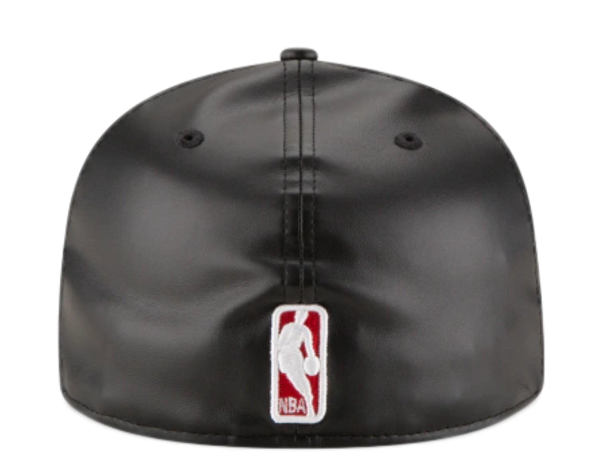 New Era 59Fifty NBA Chicago Bulls Team Faux Leather Fitted Hat