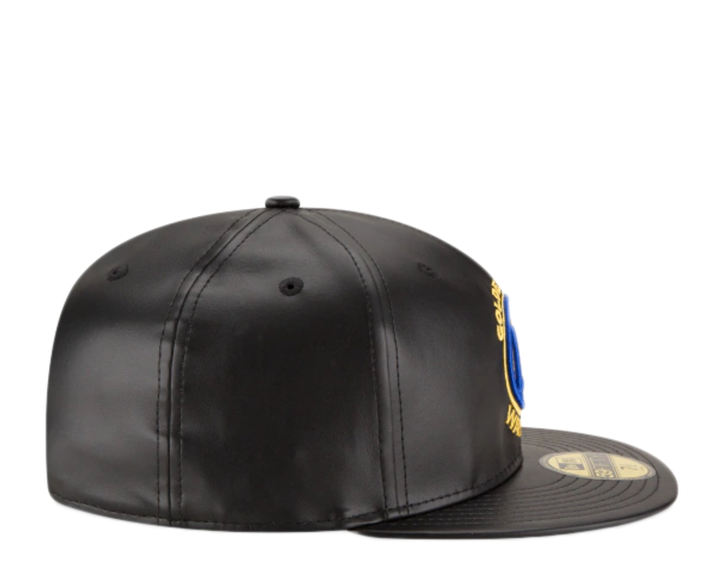 New Era 59Fifty NBA Golden State Warriors Team Faux Leather Fitted Hat