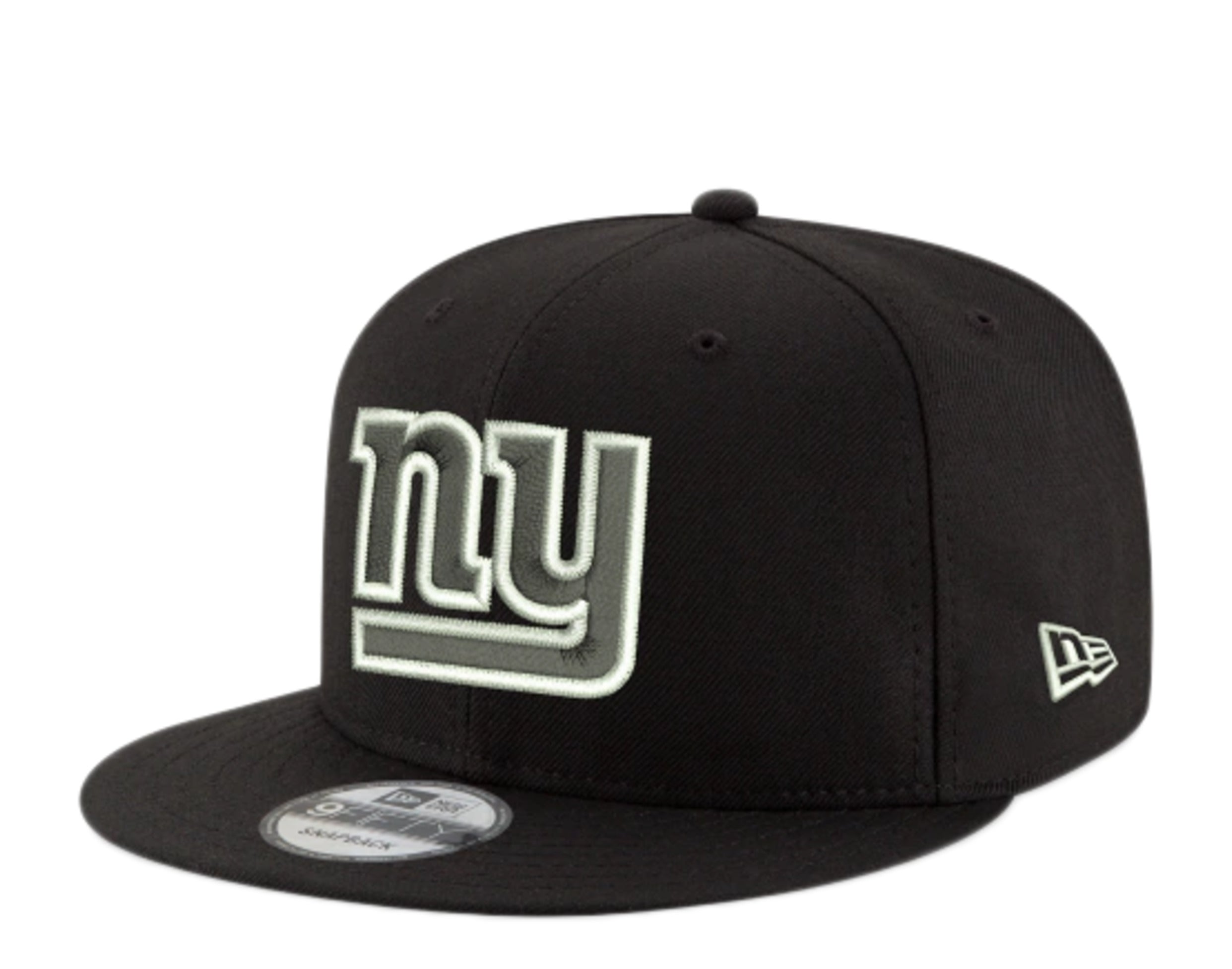 New Era 9Fifty NFL New York Giants Black on White Basic Snapback Hat