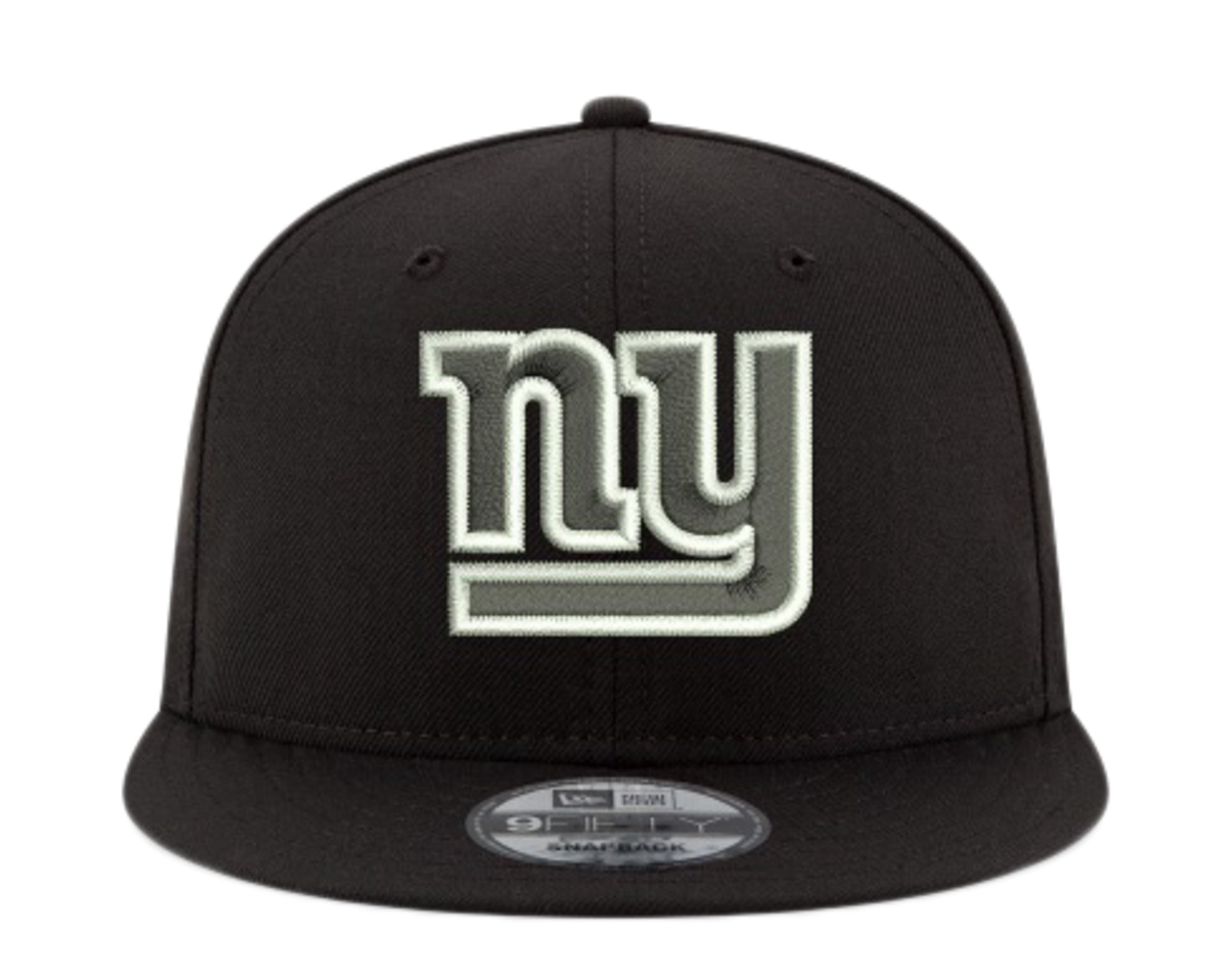 New Era 9Fifty NFL New York Giants Black on White Basic Snapback Hat