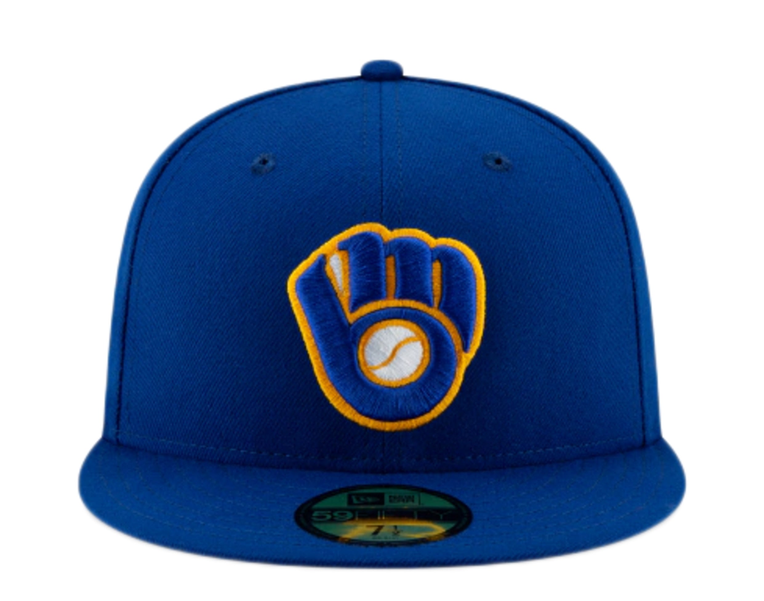 New Era 59Fifty MLB Milwaukee Brewers Alt On-Field Collection Fitted Hat