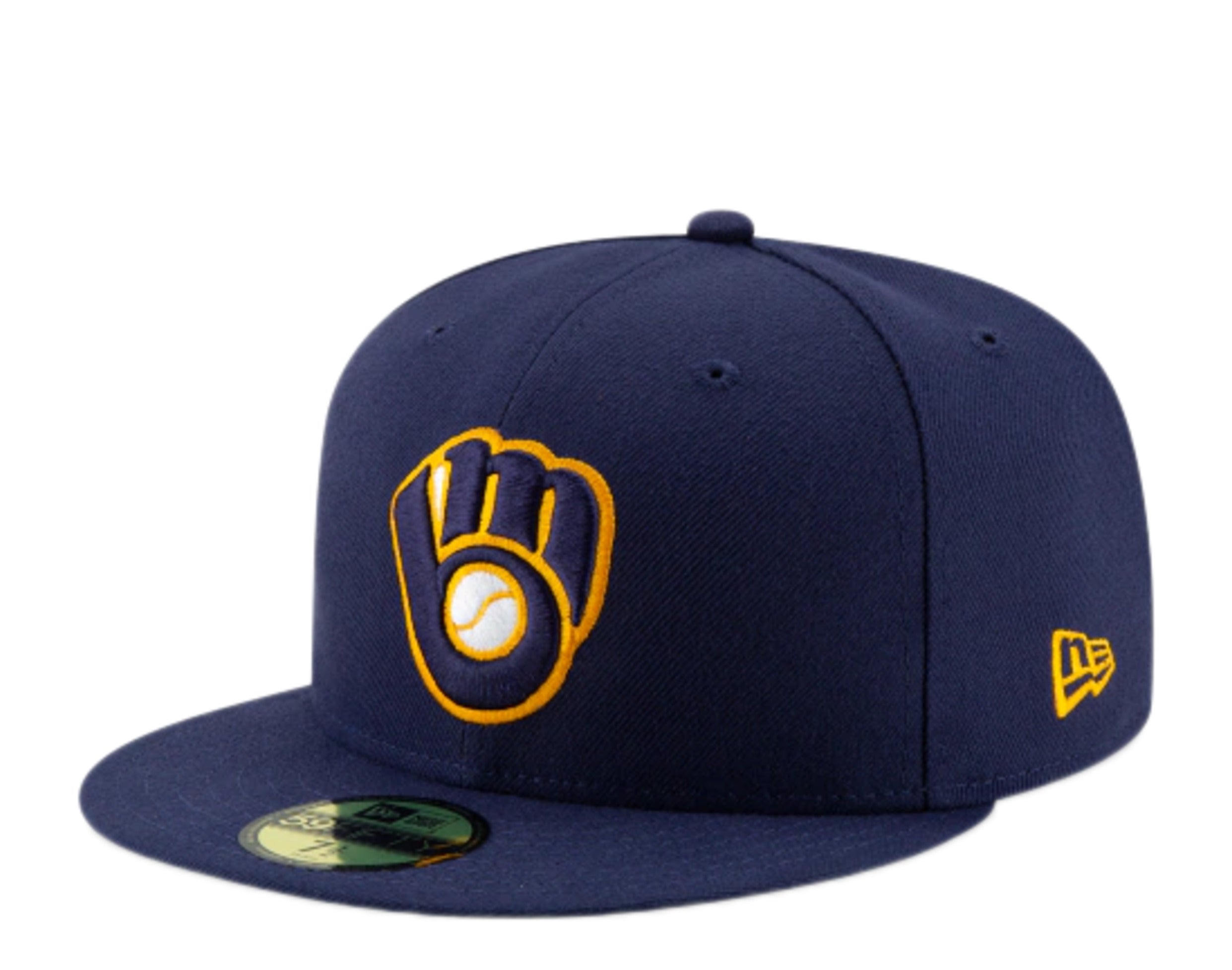 New Era 59Fifty MLB Milwaukee Brewers Alt 2 Authentic Collection Fitted Hat