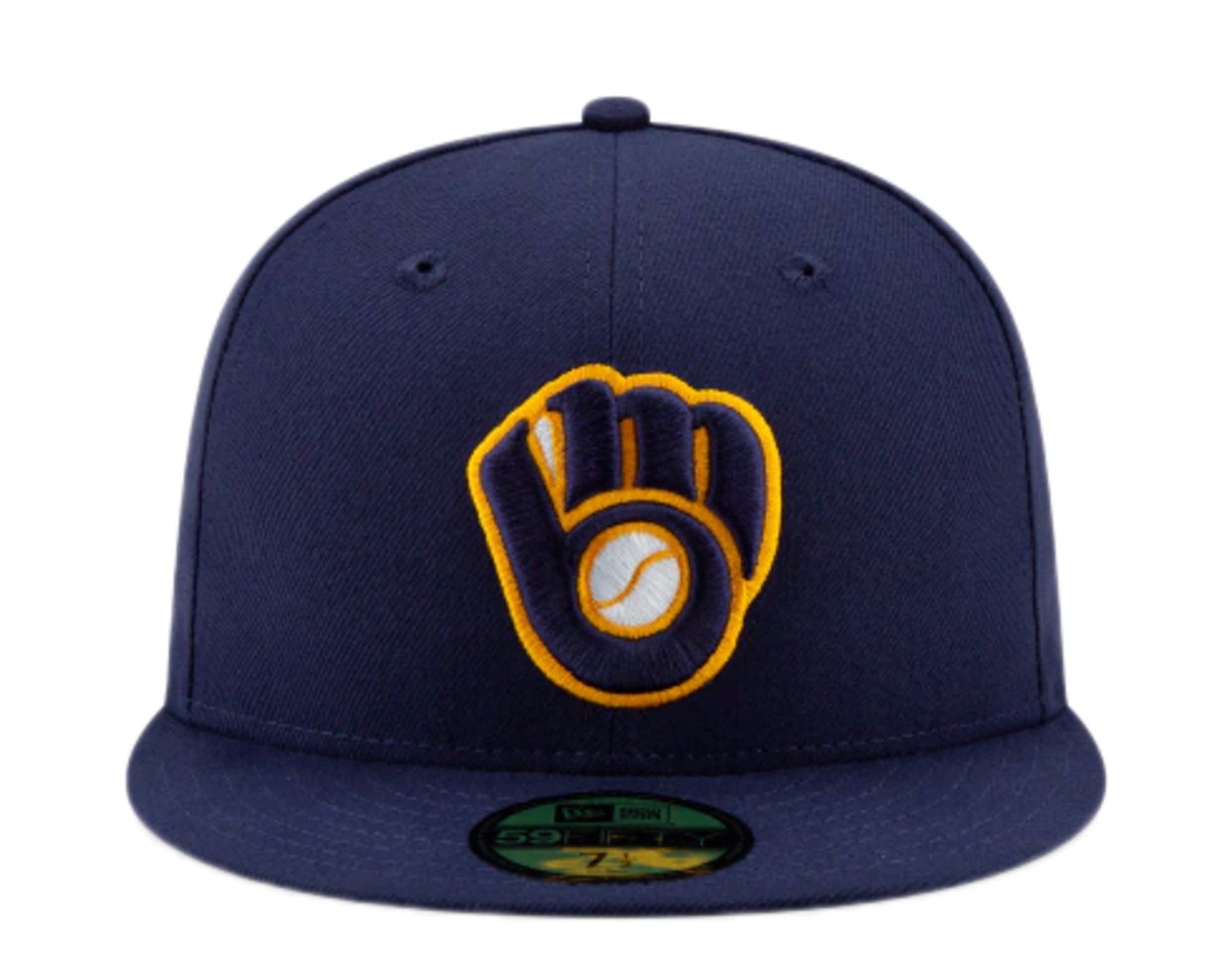 New Era 59Fifty MLB Milwaukee Brewers Alt 2 Authentic Collection Fitted Hat