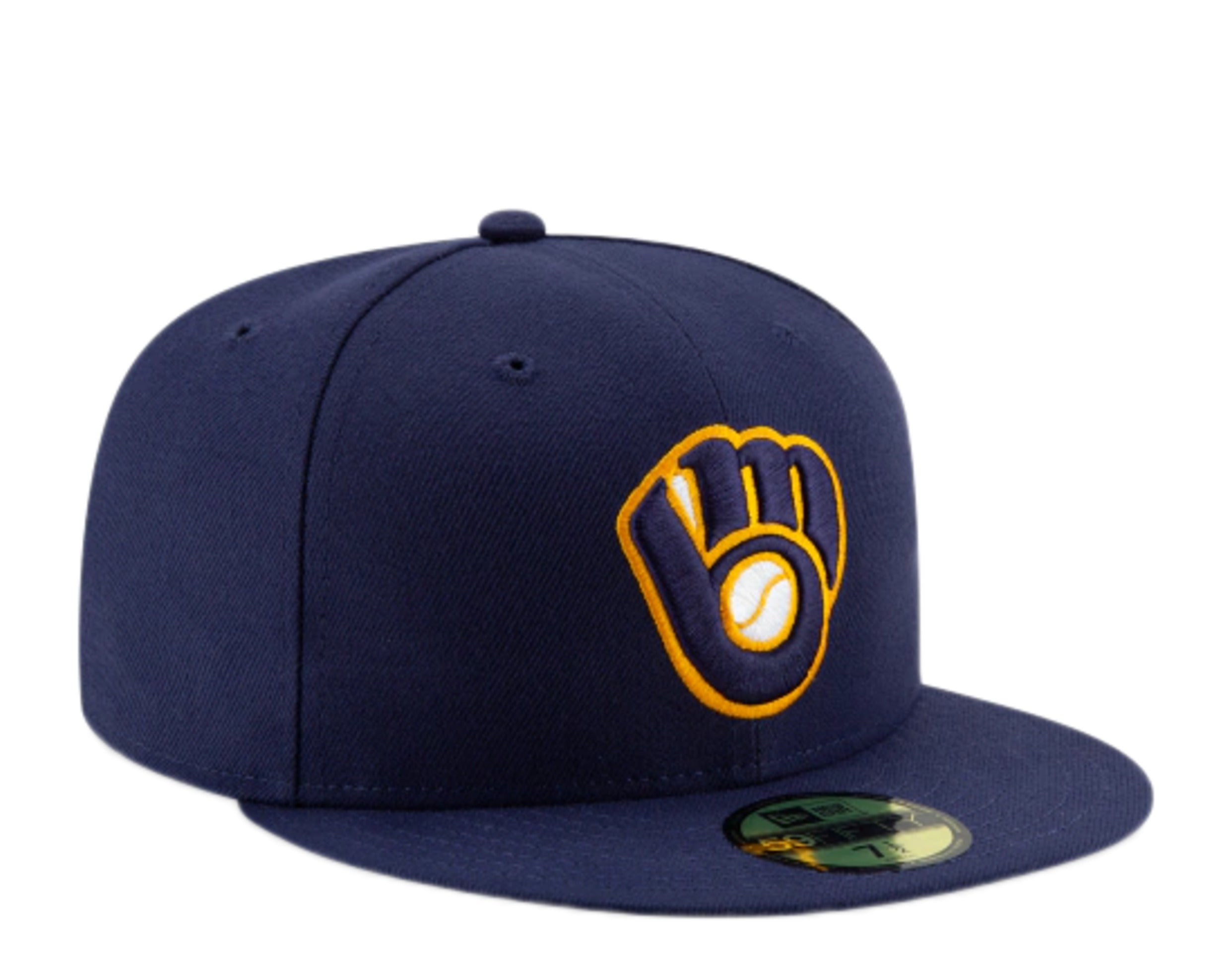 New Era 59Fifty MLB Milwaukee Brewers Alt 2 Authentic Collection Fitted Hat