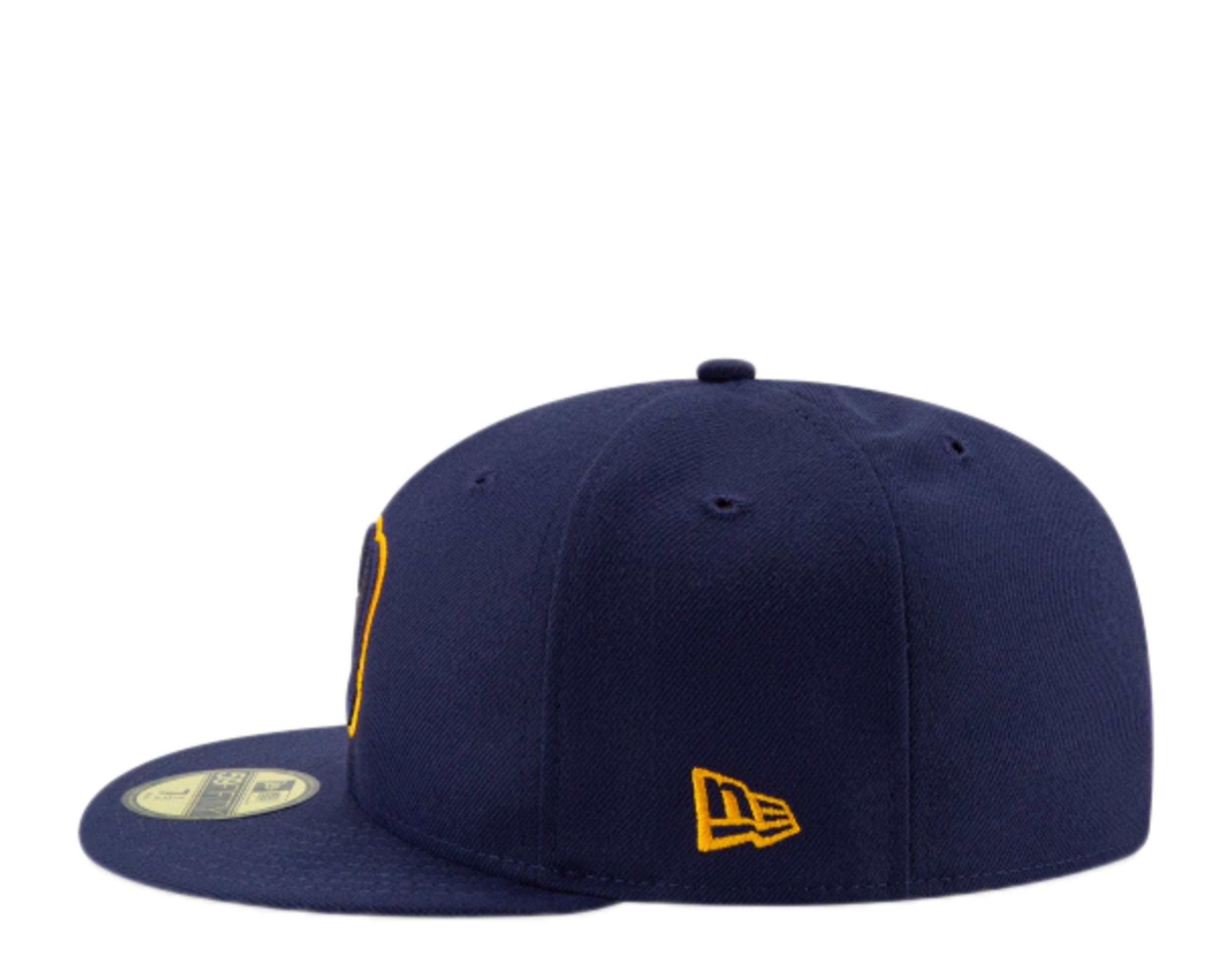 New Era 59Fifty MLB Milwaukee Brewers Alt 2 Authentic Collection Fitted Hat