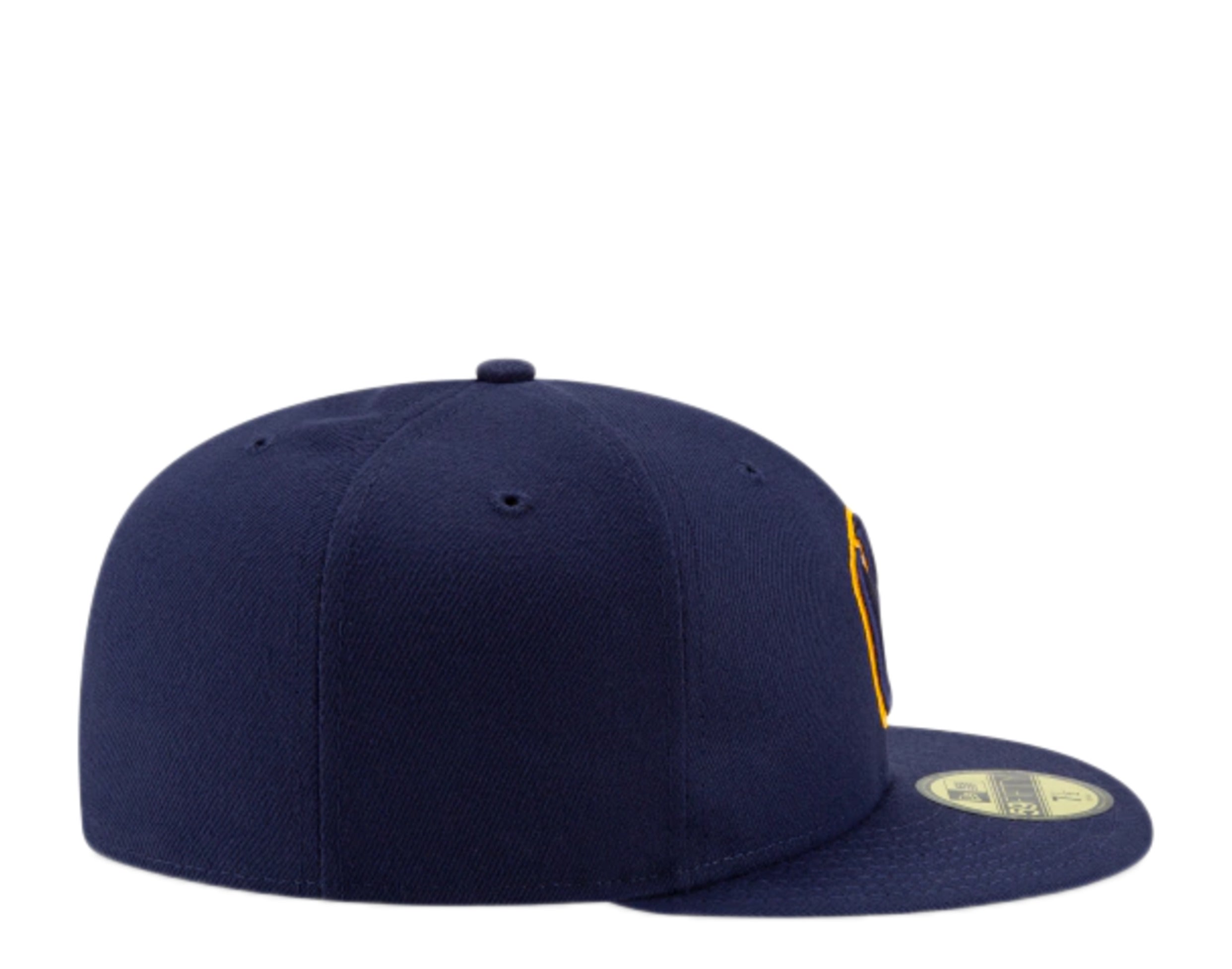 New Era 59Fifty MLB Milwaukee Brewers Alt 2 Authentic Collection Fitted Hat