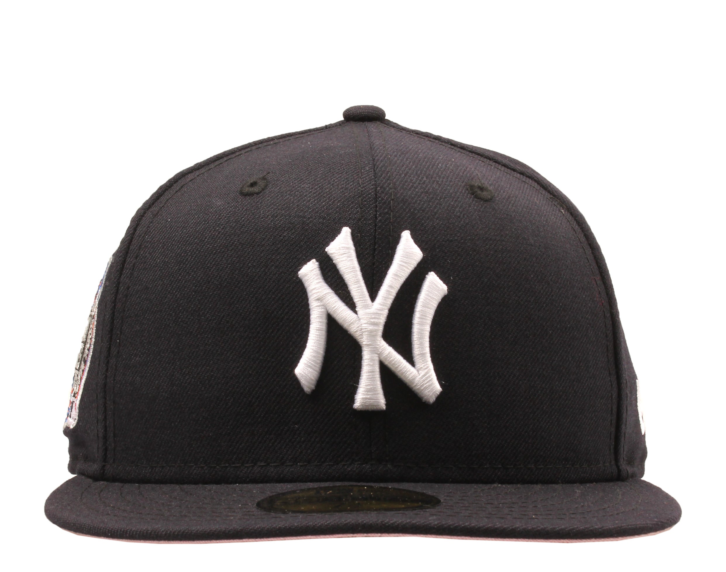 Pink Monogram NY Cap | New York City Smart Hat w/ Velcro Strap | NYC Hat