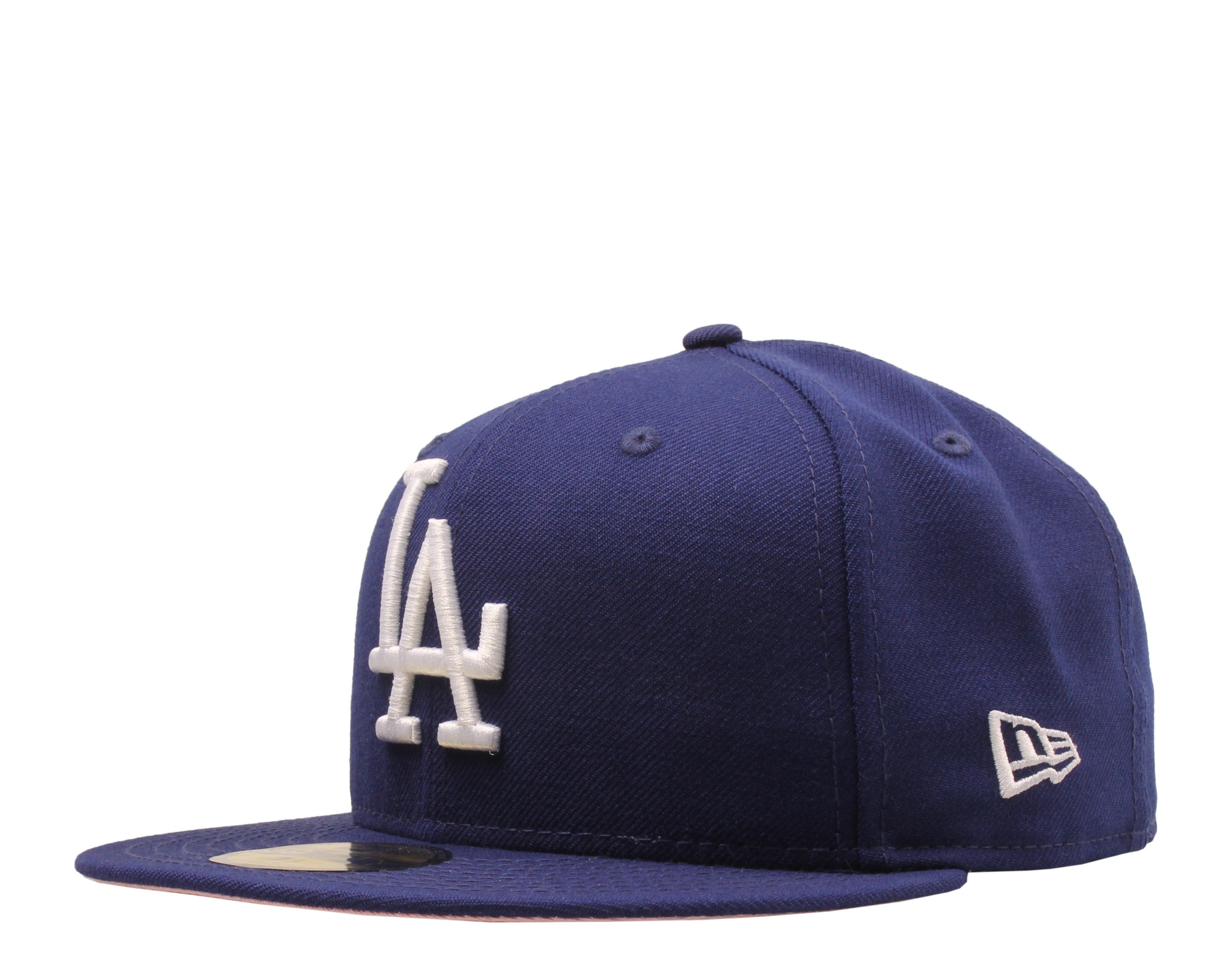 New Era x NYCMode 59Fifty MLB Los Angeles Dodgers 1963 World Series Fitted W/ Pink Undervisor