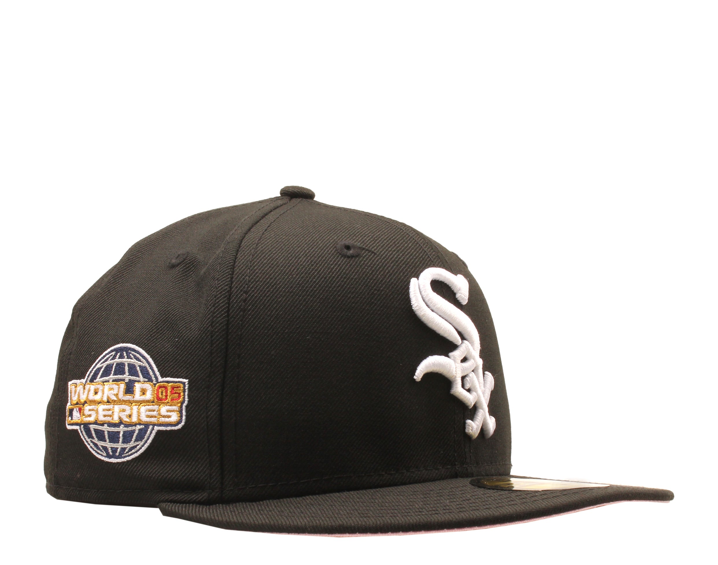 New Era x NYCMode 59Fifty MLB Chicago White Sox 2005 World Series Fitted W/ Pink Undervisor