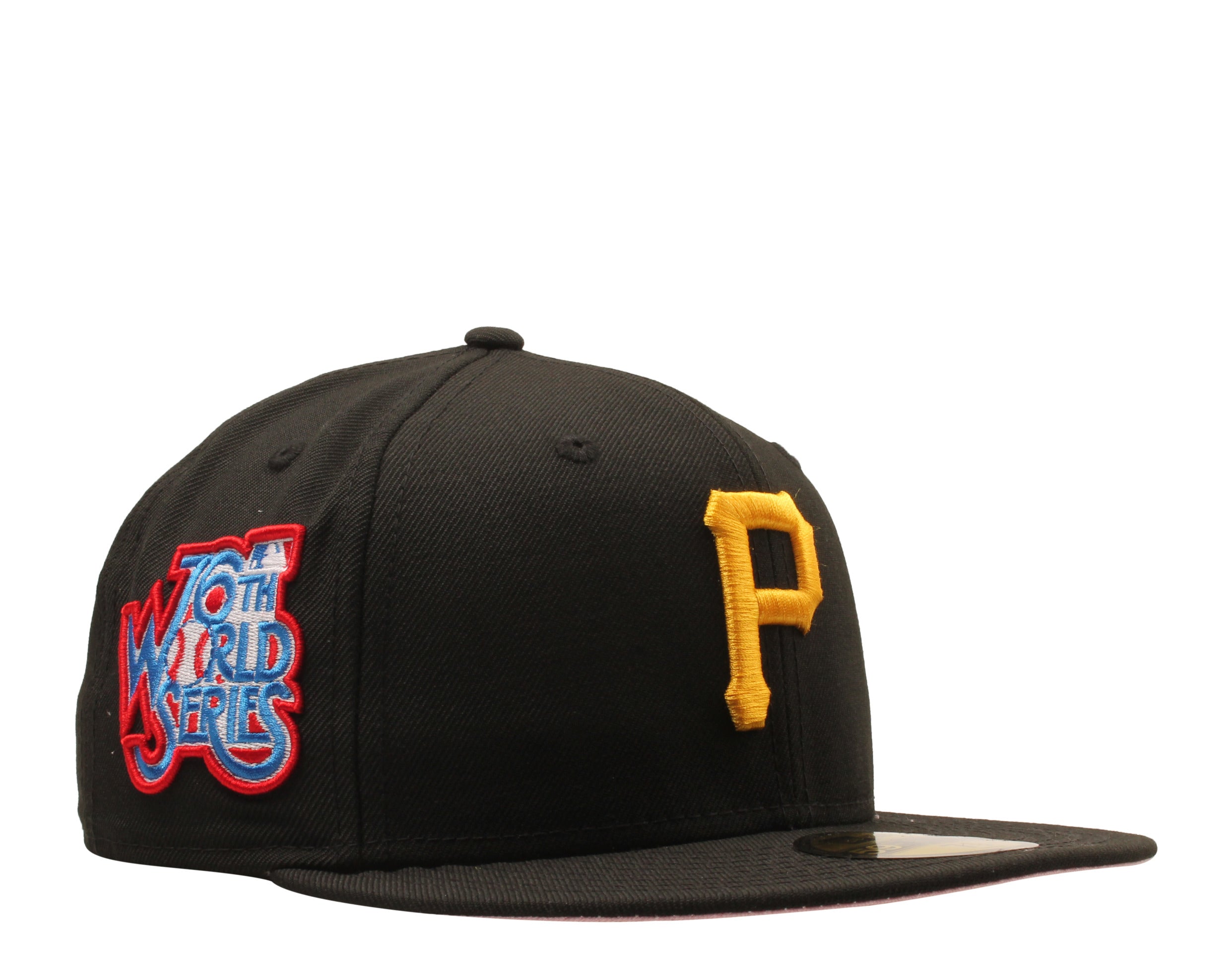 New Era x NYCMode 59Fifty MLB Pittsburgh Pirates 1979 World Series Fitted W/ Pink Undervisor