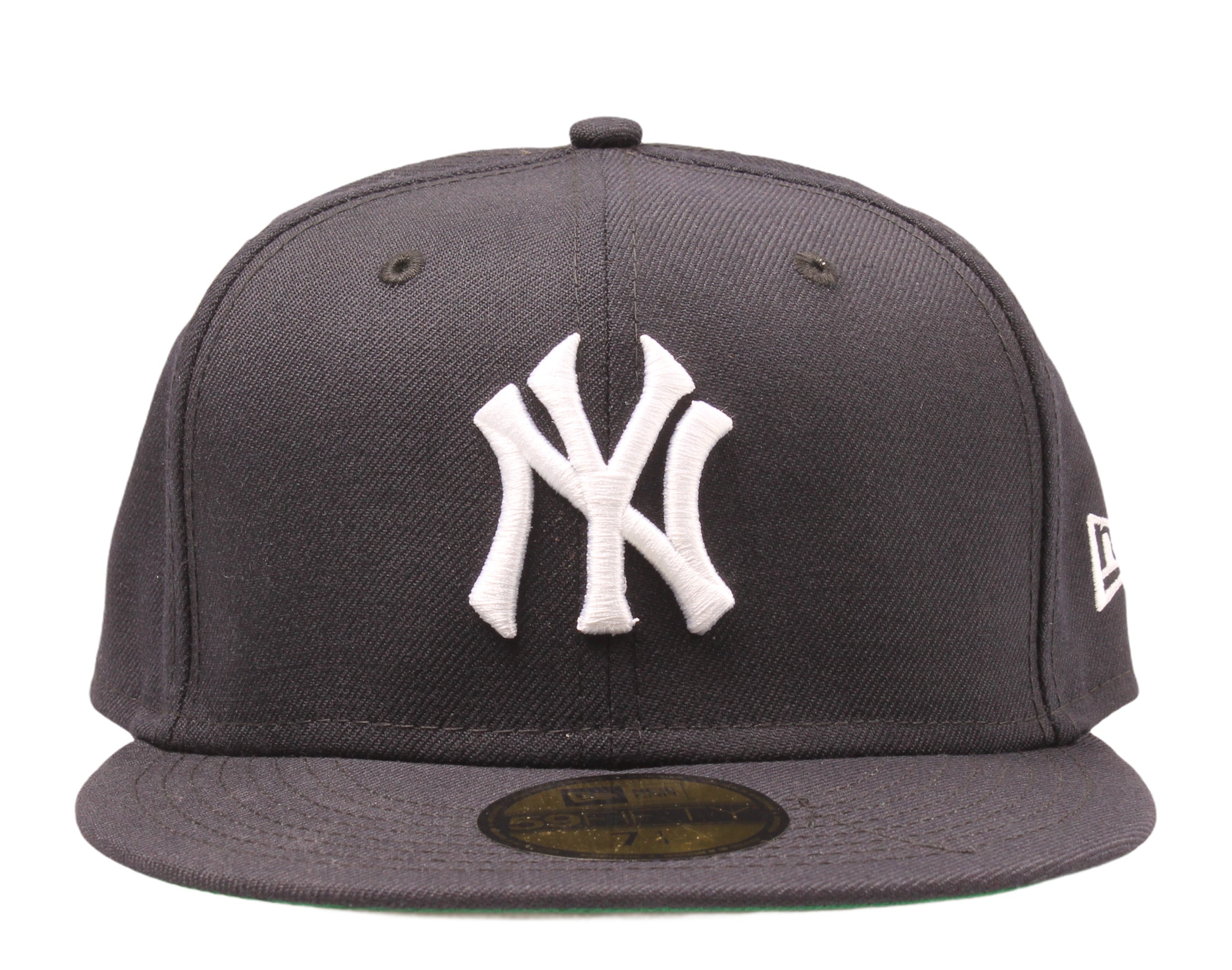 New Era x NYCMode 59Fifty MLB New York Yankees Wool Fitted Hat W/ Green Undervisor