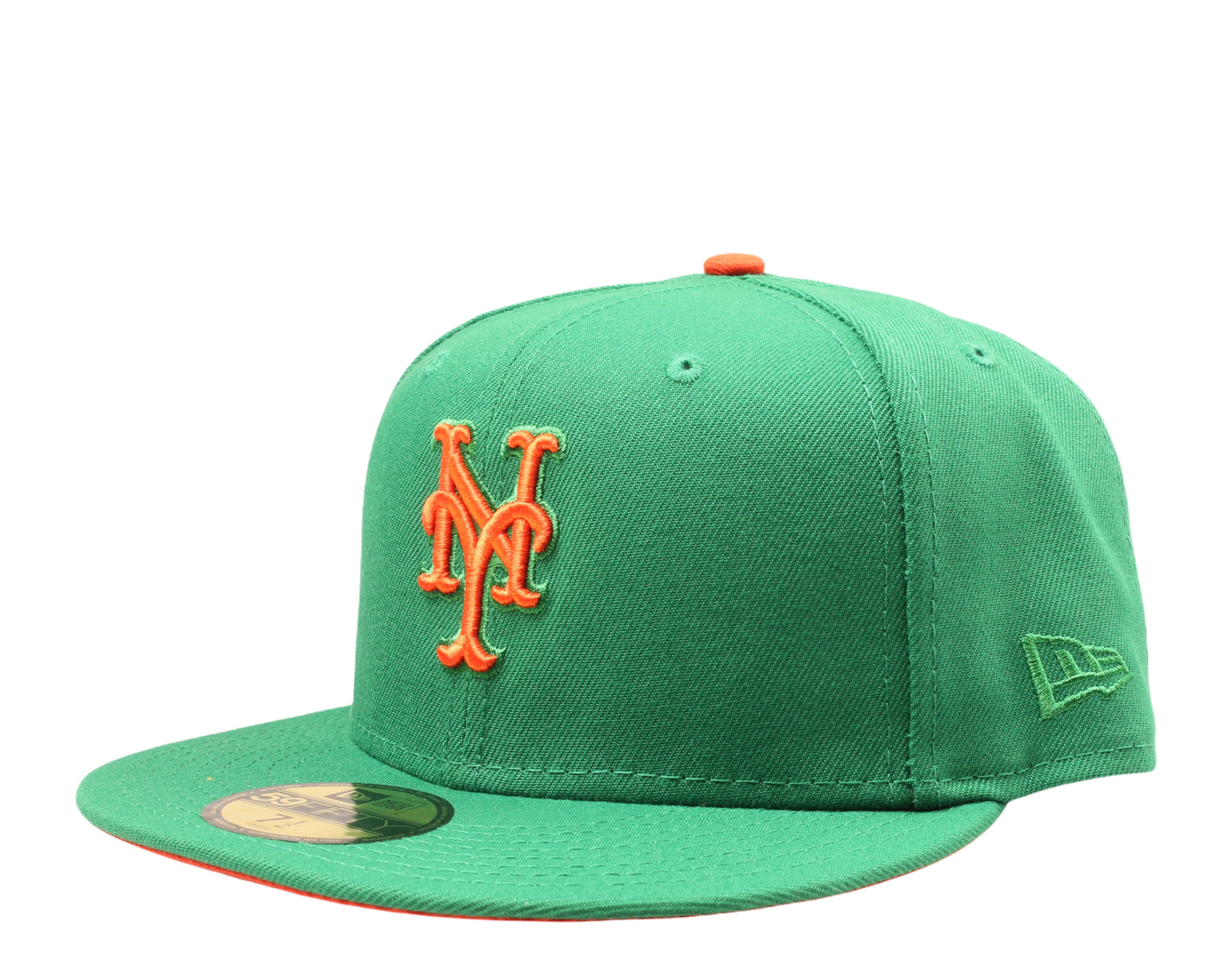 New Era x NYCMode 59Fifty MLB New York Mets Fitted Hat W/ Orange Undervisor