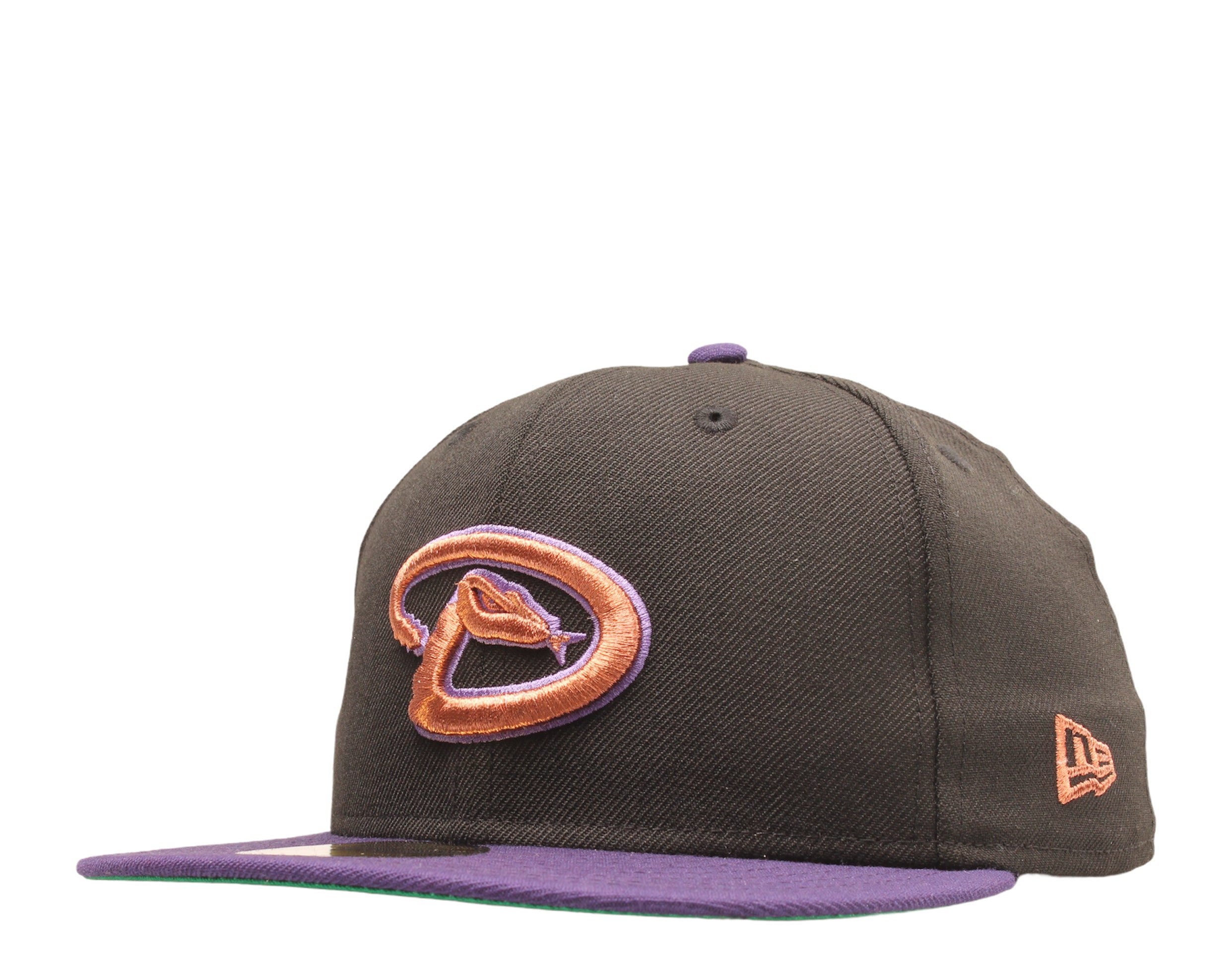 New Era x NYCMode 59Fifty MLB Arizona Diamondbacks 2001 World Series Fitted Hat W/ Green Undervisor