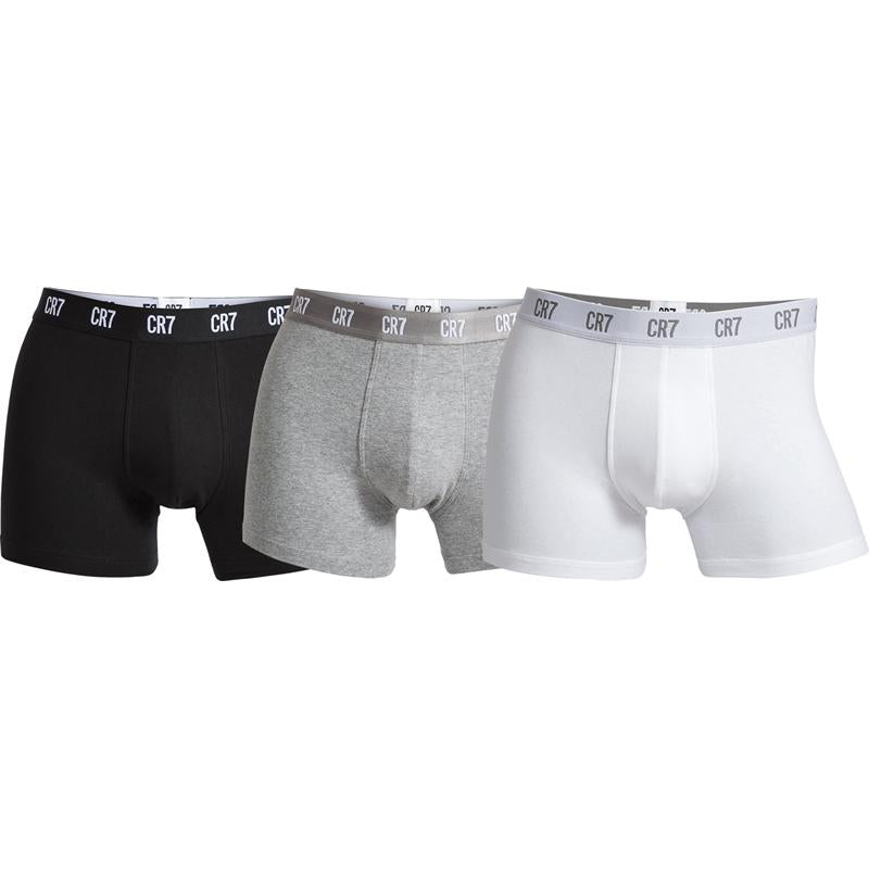 Cristiano Ronaldo CR7 Basic 3-Pack Trunk Boxer Briefs Men's Underwear