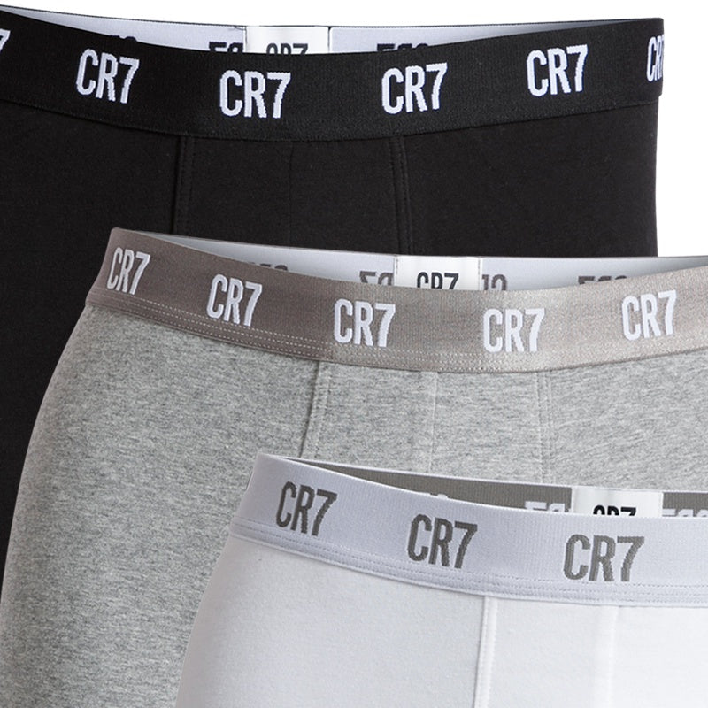 Cristiano Ronaldo CR7 Basic 3-Pack Trunk Boxer Briefs Men's Underwear