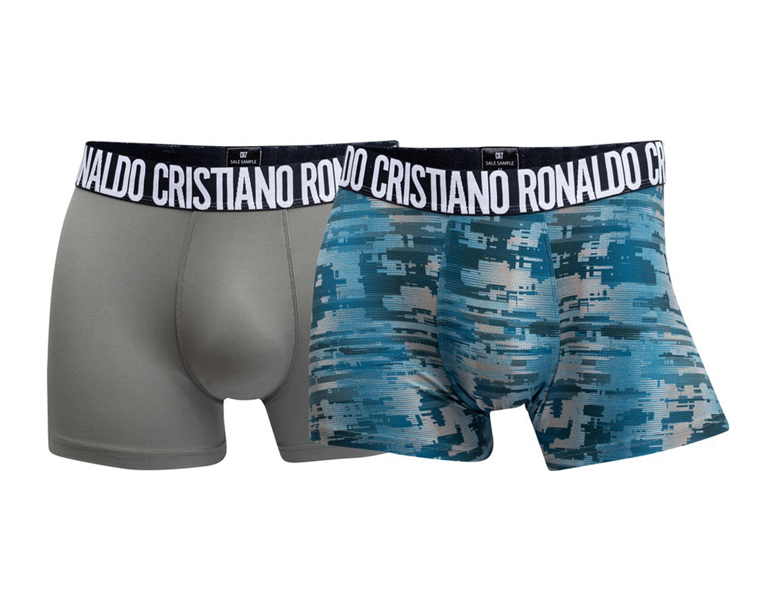 Cristiano Ronaldo CR7 Fashion 2-Pack Microfiber Trunk Boxer Briefs Men's Underwear