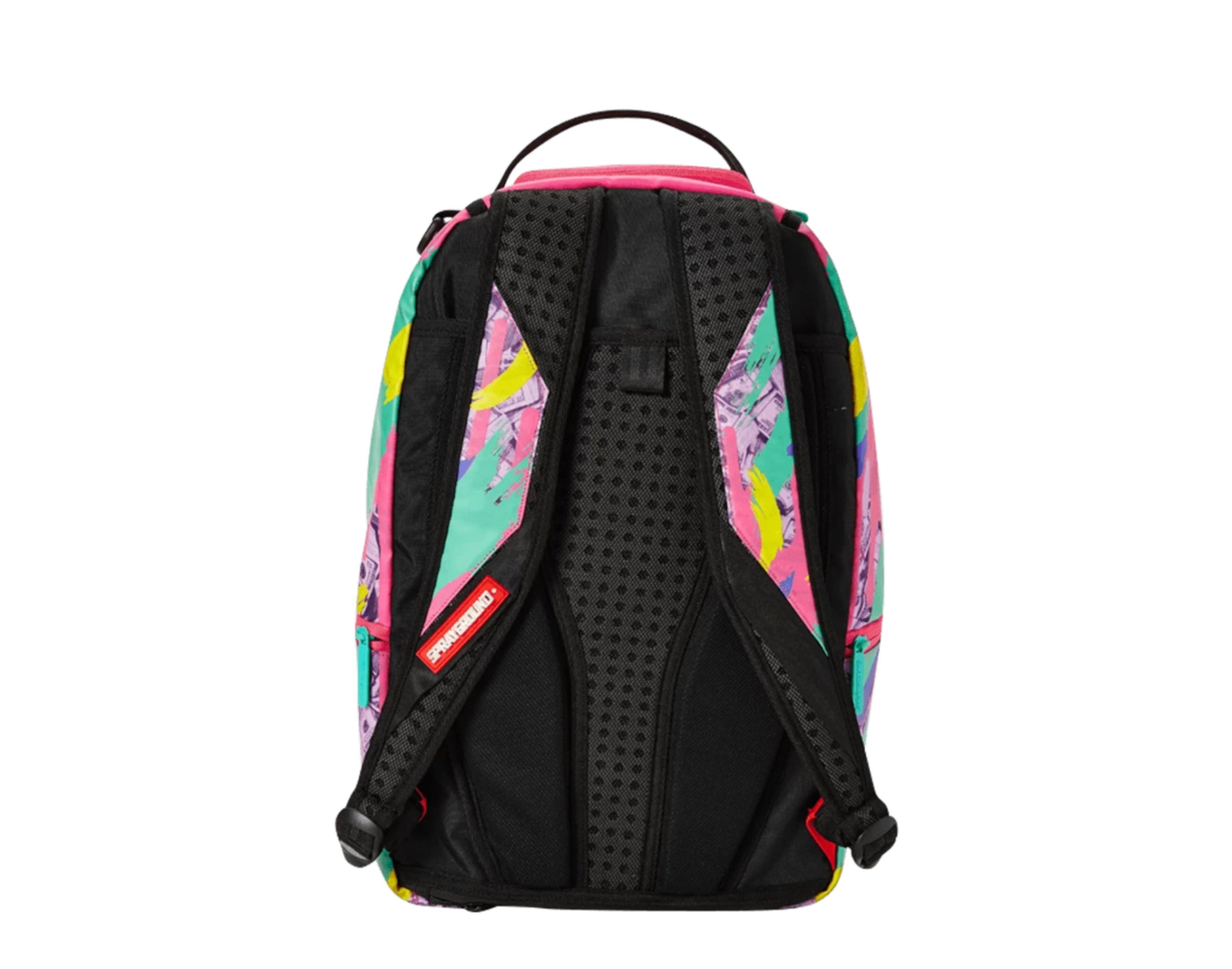 Sprayground Money Pink Camo Drip Backpack