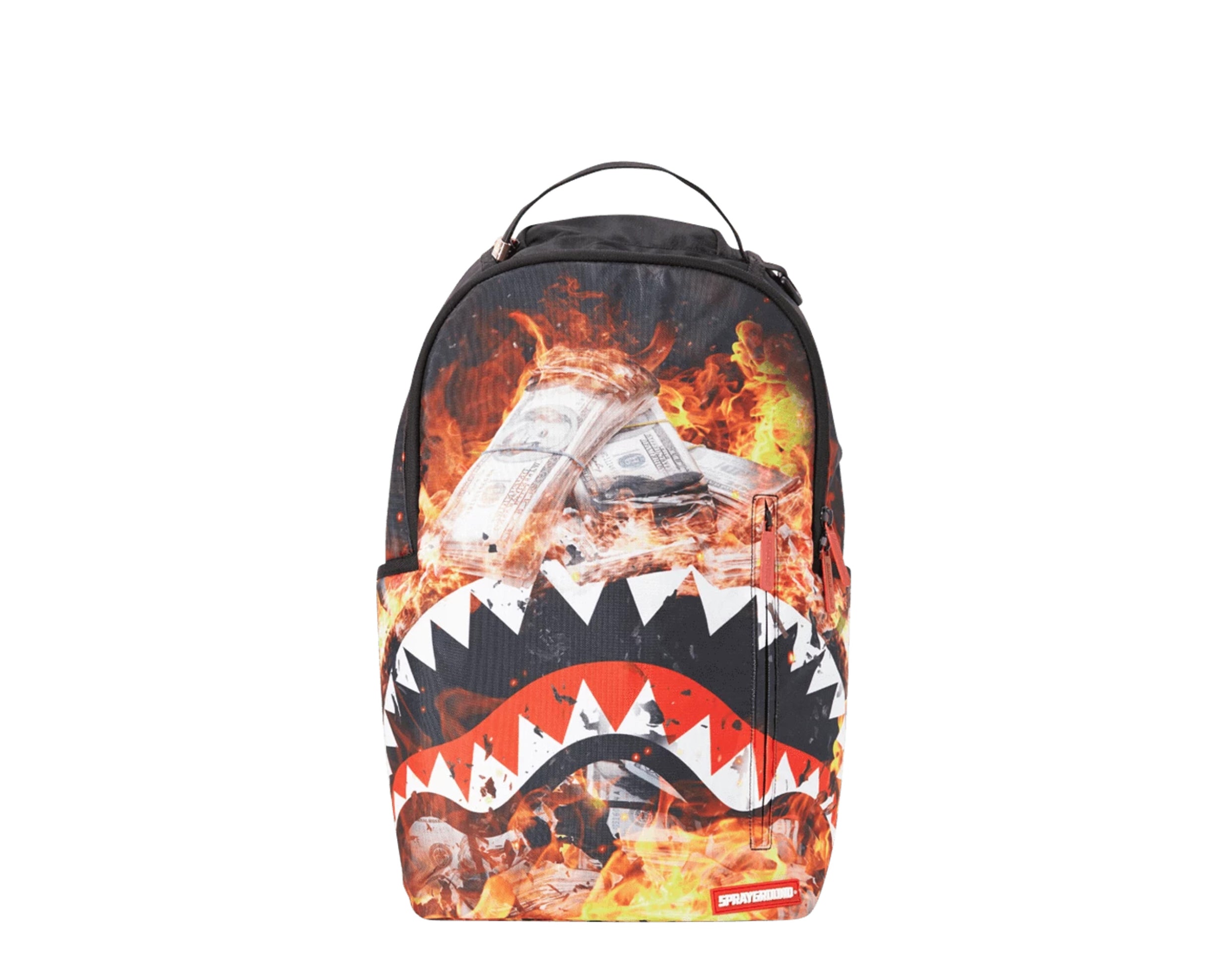 Sprayground Fire Money Shark Backpack