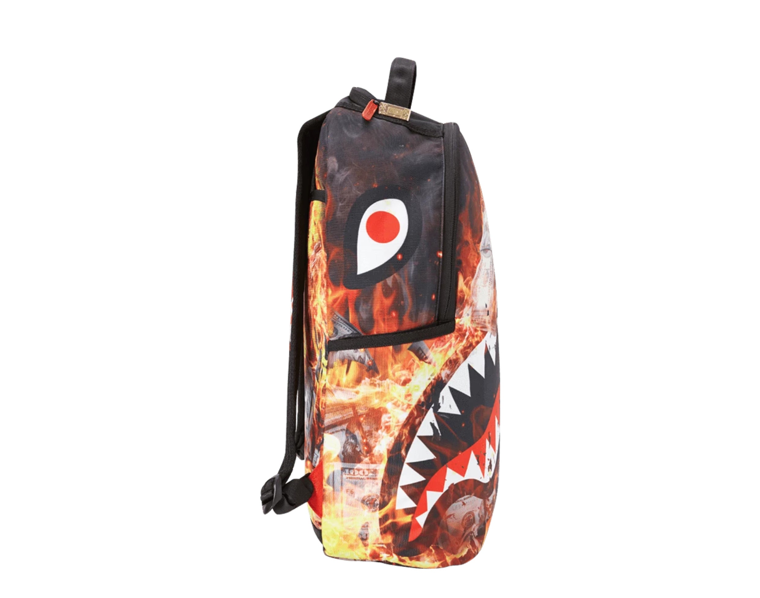 Sprayground Fire Money Shark Backpack