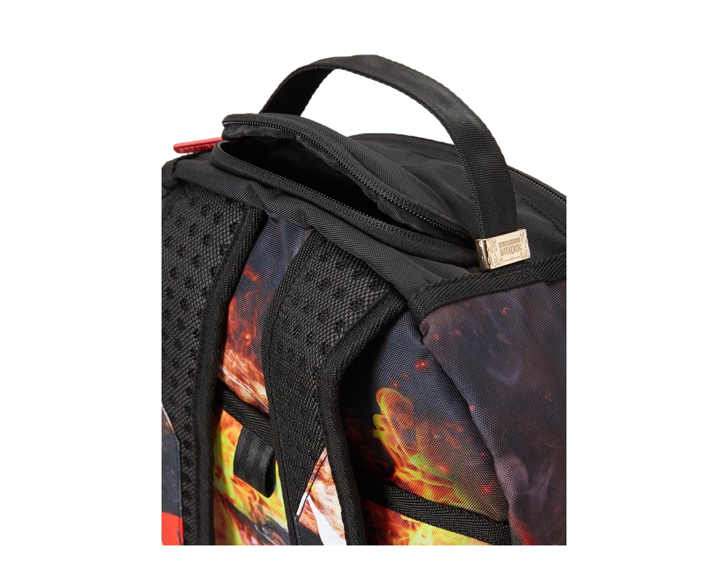 Sprayground Fire Money Shark Backpack