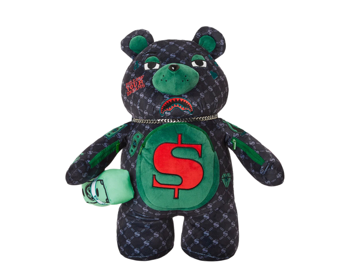 Sprayground Dinero Money Bear Backpack