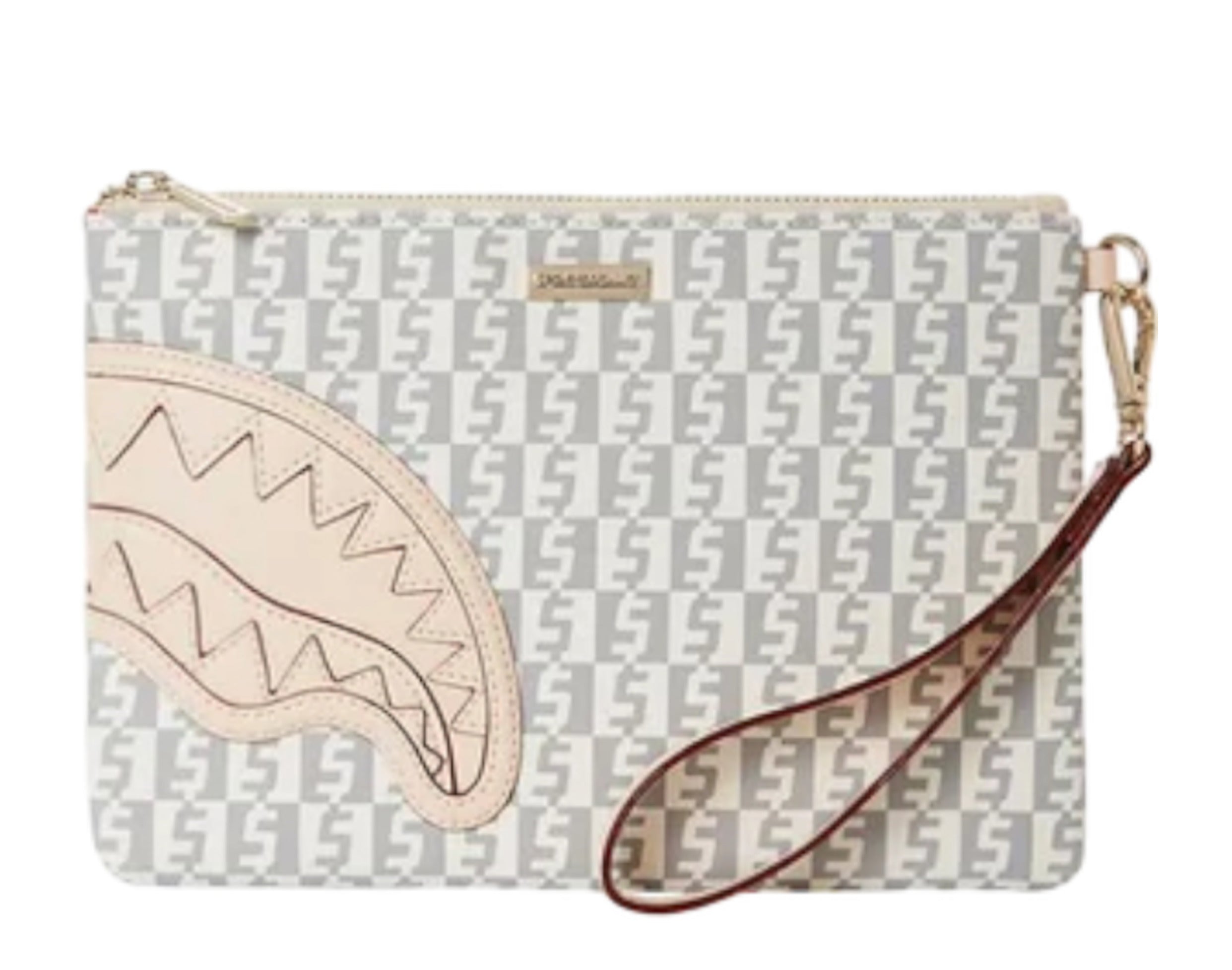 Sprayground Rose Money Check Crossover Clutch