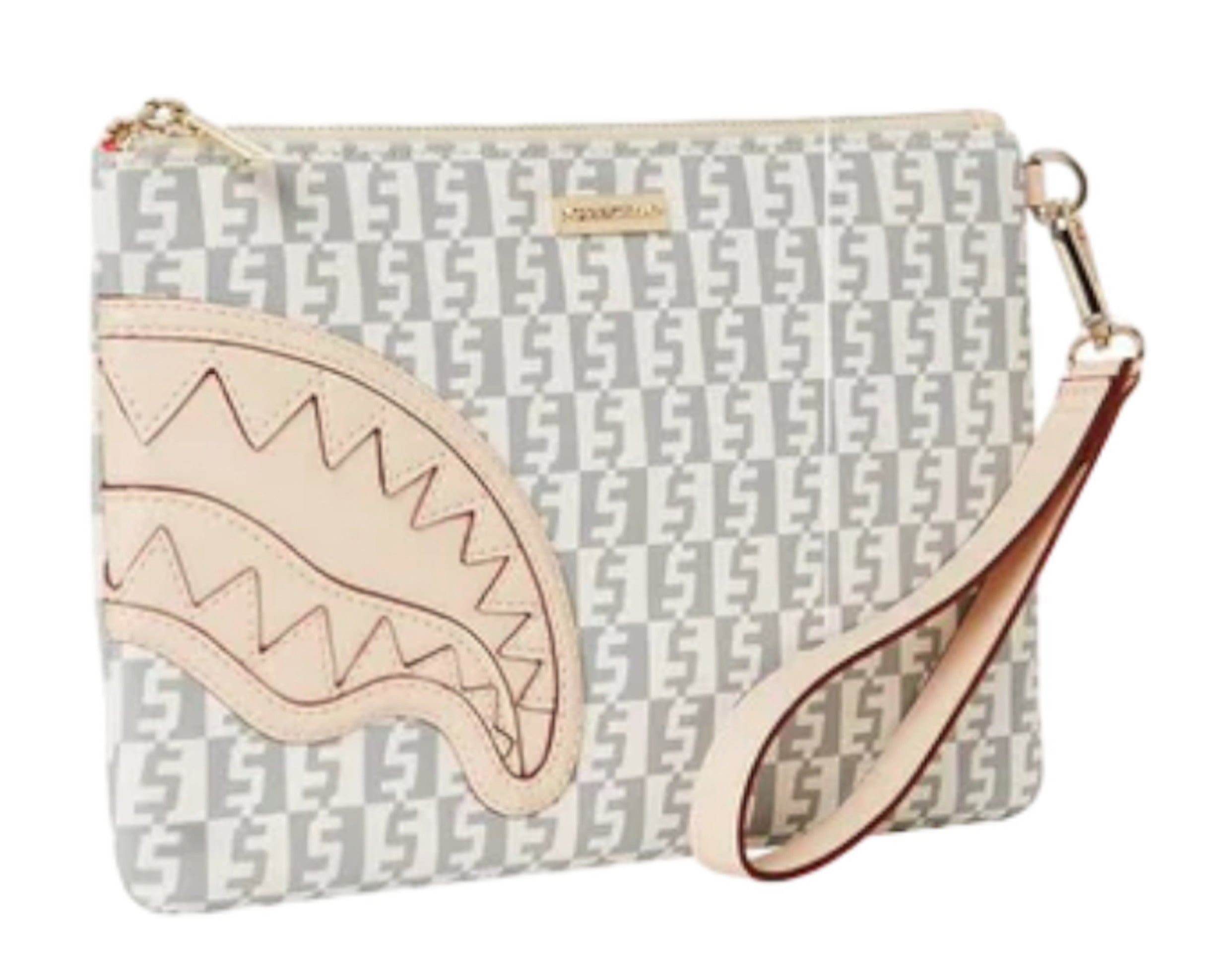 Sprayground Rose Money Check Crossover Clutch