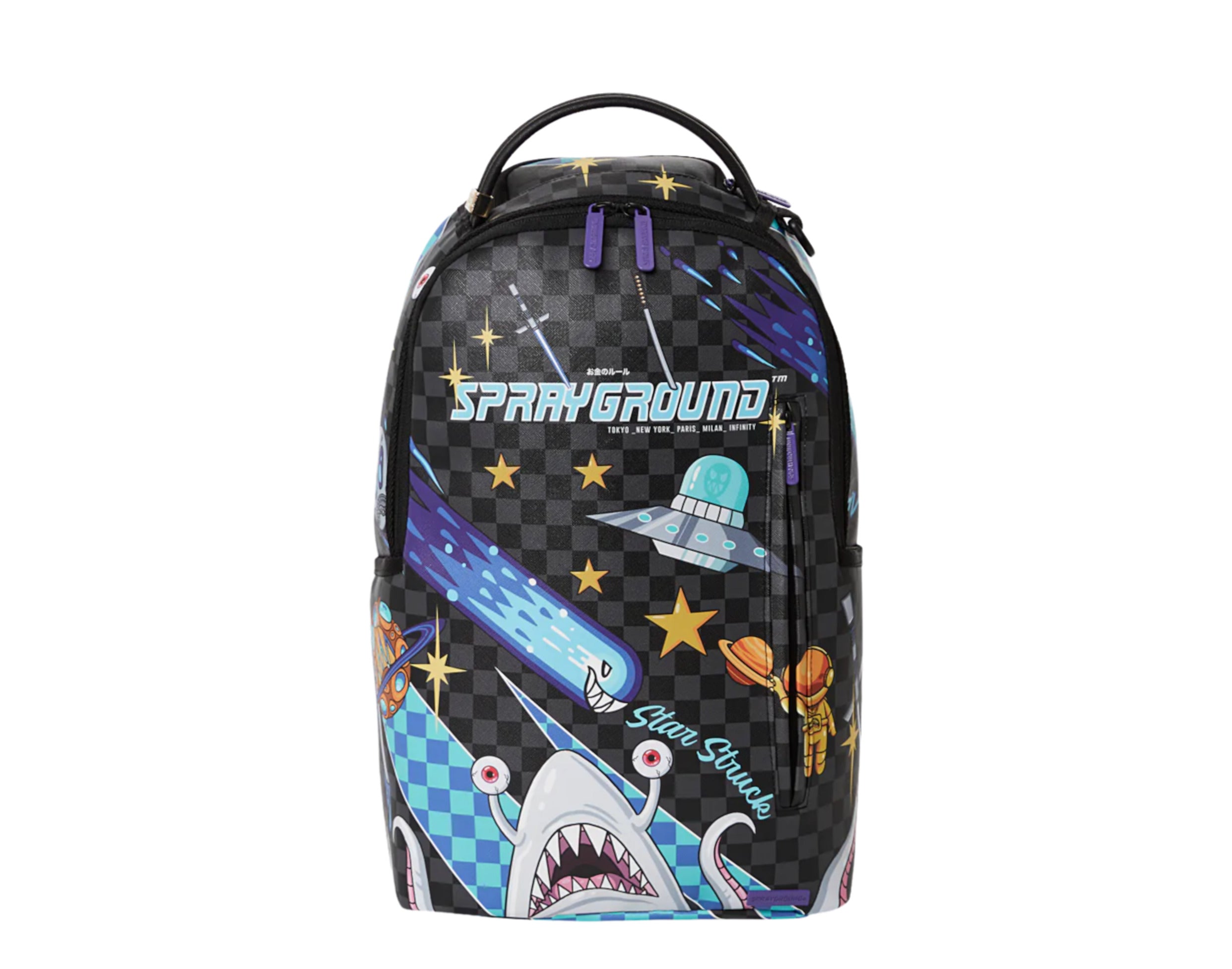 Sprayground Seeing Triple Aliens DLXSR Backpack B5390 – I-Max Fashions