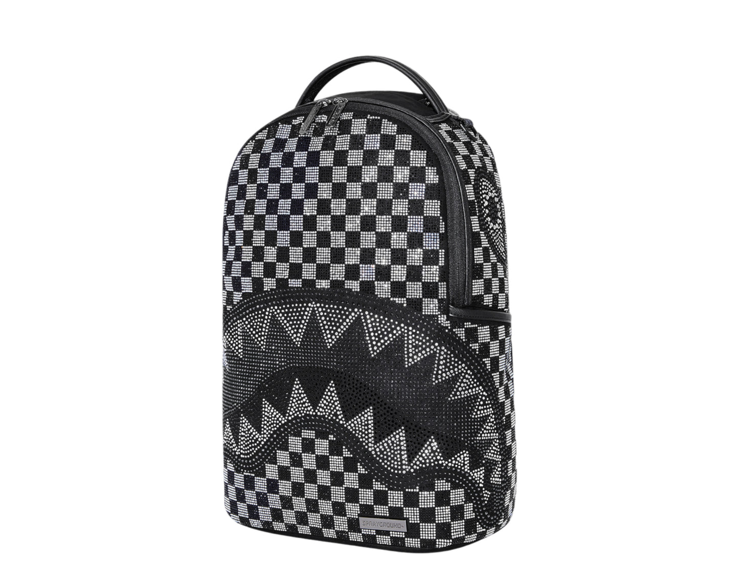 Sprayground shark mouth print backpack - White